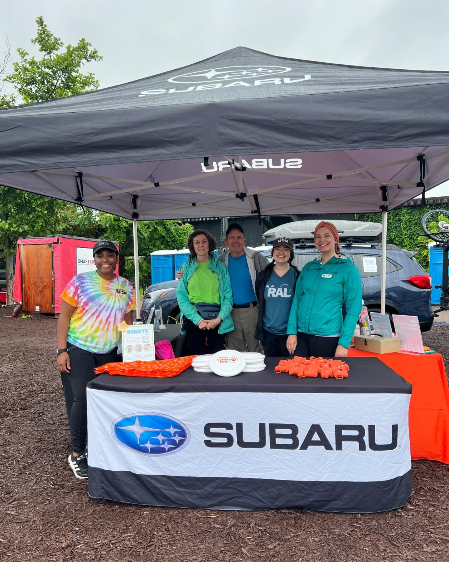 We had so much fun at @riverrockrva yesterday with @richmondspca! We&rsquo;re back at it today until 2:00 pm! Come say hi! Donations made to both RAL and Richmond SPCA during Riverrock will be matched by @subaru_usa 😻 PLUS Subaru is selling some gre