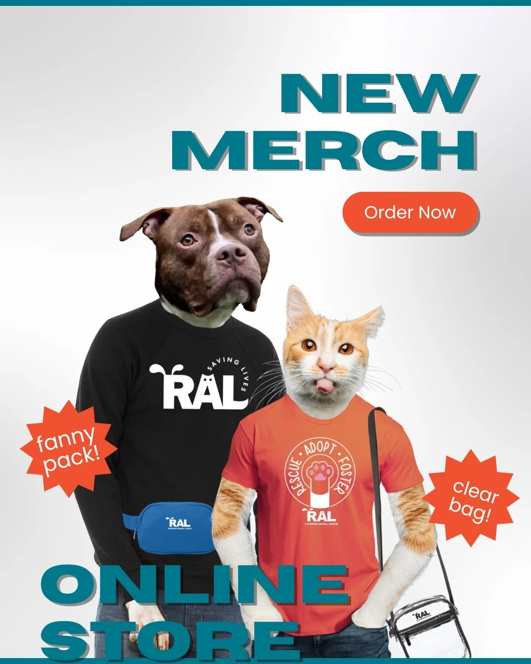 We have some fresh new RAL merch, available to purchase online, in our new online merch store! (woohoo!!)

New item just added (and highly anticipated because you've been asking for them) FANNY PACKS!

We also thought, with festival season in RVA sta