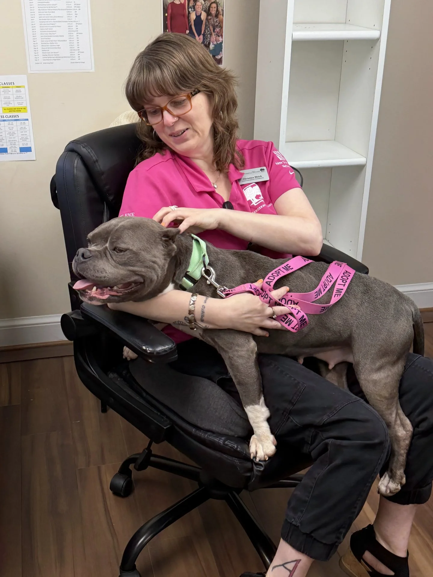 Ophelia loves our friends at @bmwoods23112, and they love her too🩷🩷

This sweet velvet hippo went for a visit and soaked up all the loves and pets while she was there. 

A visit from Ophelia is just one small thank you from us for the blankets thei