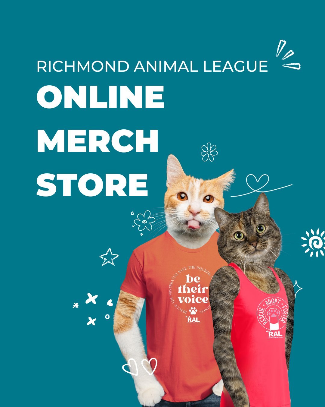 A great way for us humans to beat the summer heat, is with our fashion. 

RAL's new online merch store has tank tops and t-shirts, including some made out of moisture-wicking fabric to help you stay comfortable as the temperatures rise.

Link to shop