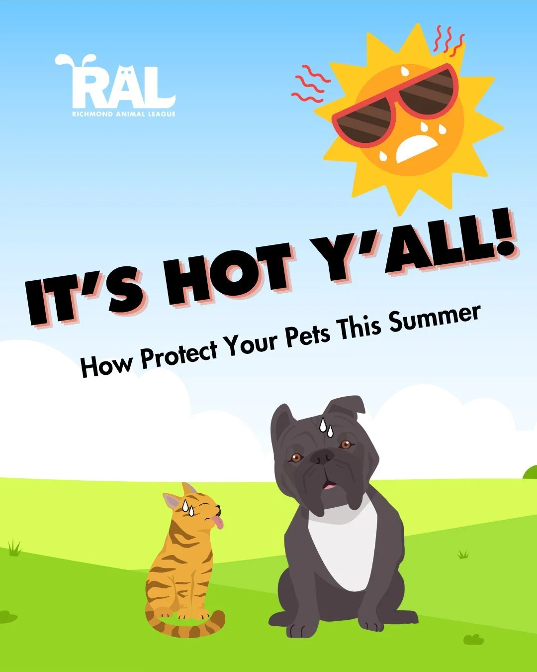 With Richmond under a Heat Advisory for the next few days, we thought it would be a good idea to share these Summer Heat Safety Tips again.

Highs today are in the upper 90s, but with the humidity it could feel as hot as 109&deg;.
Tomorrow we are in 
