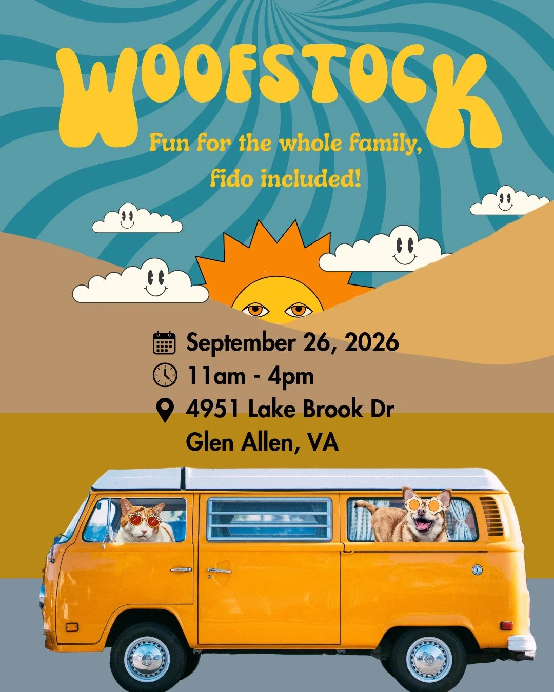 Woofstock is almost here and we are so excited for this year!

We're keeping the fun, new location from last year, but we've moved to the Fall. 

Also new this year, we will be announcing the Top 12 Winners in our RALendar Contest live during Woofsto