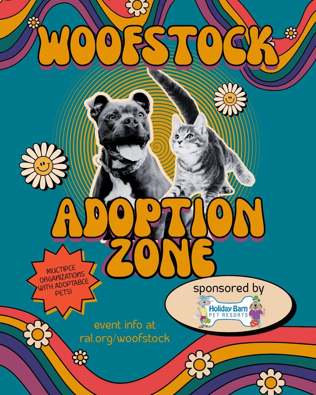 Woofstock will be here before we know it, and we can't wait to see all of the adoptable pets ready to meet their new families in our Adoption Zone, sponsored by our pals at @holidaybarnpetresorts

 📅 September 26
⌚ 11am - 4pm
📍 4951 Lake Brook Dr G