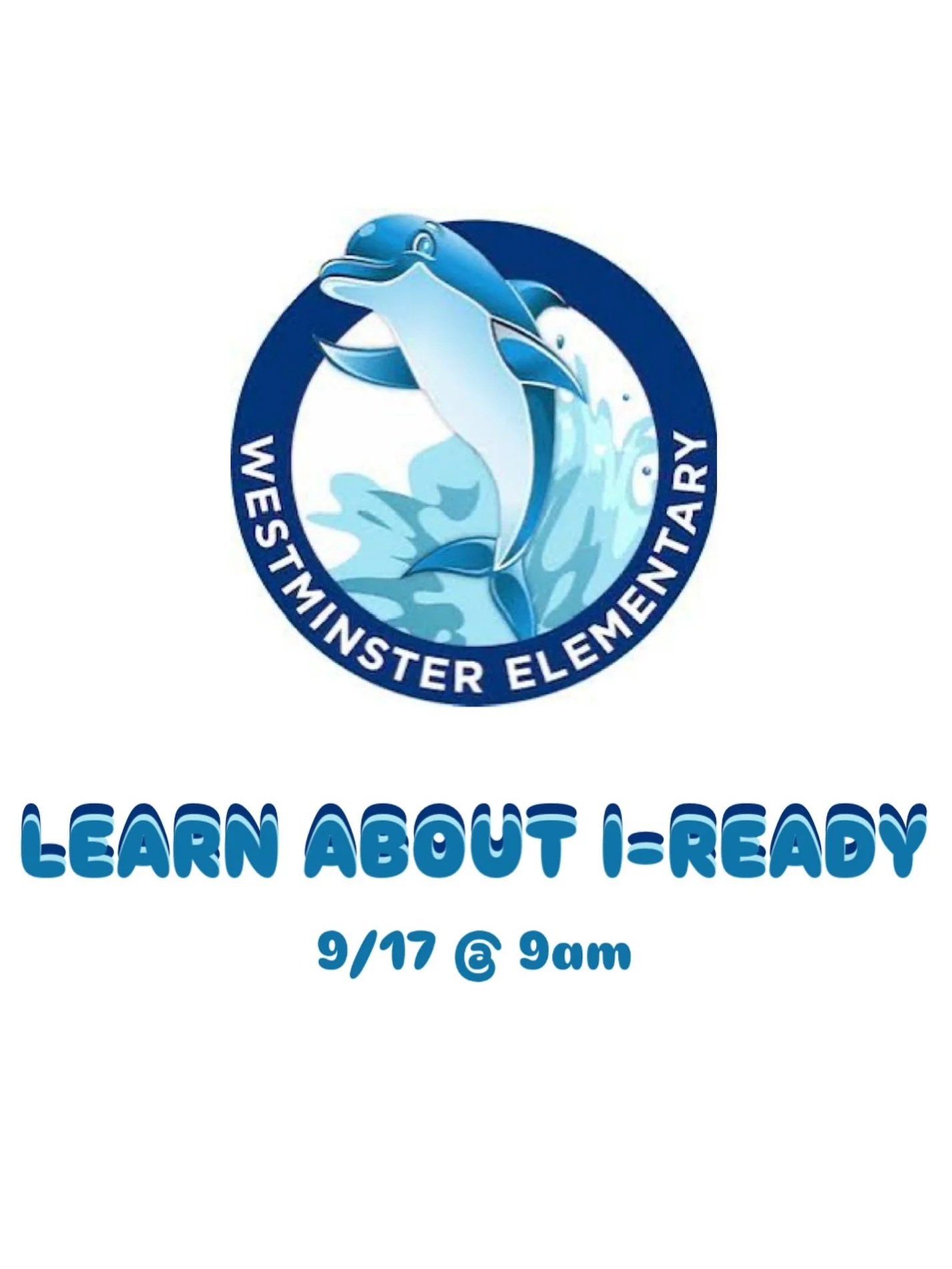 *LEARN ALL ABOUT I-READY *
Also tomorrow at 9am, Ms. Blanca will be organizing an I-READY watch party in the Parent Center. The district is hosting this workshop for parents to learn about I-Ready which is the diagnostic and personalized instruction 