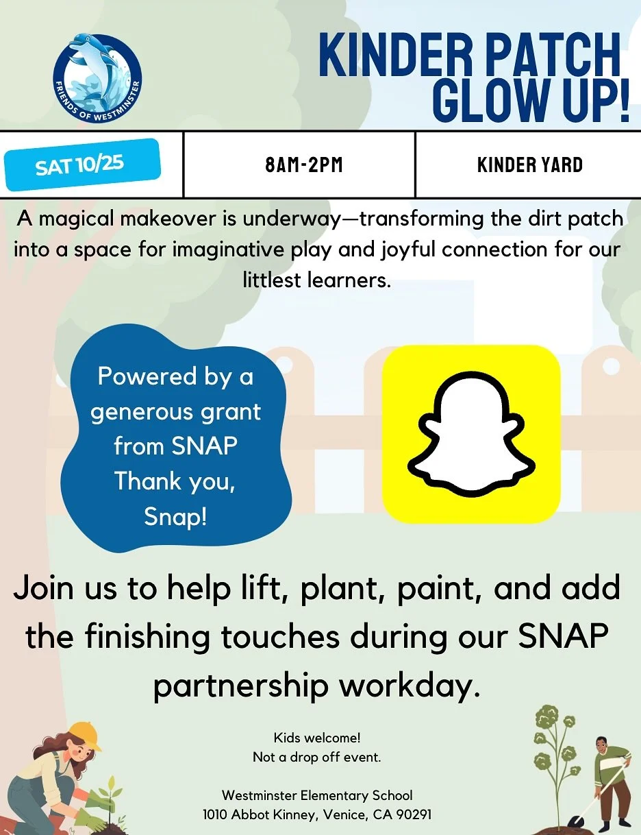 Come roll up your sleeves for the BIG WORKDAY on Saturday, October 25 8-2pm and help us beautify campus! We’ll be lifting, painting, and having fun with our amazing team.
Morning and afternoon refreshments provided! Bring your energy and your