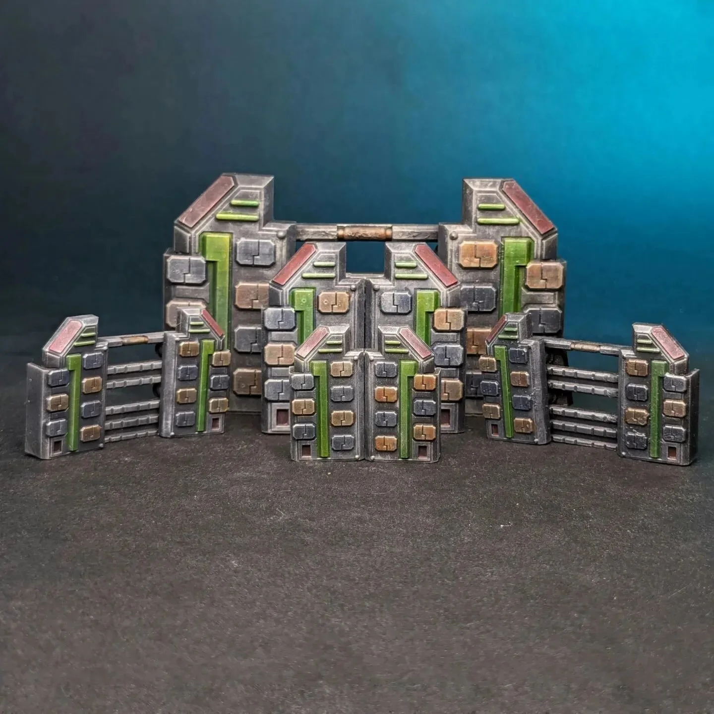 COLLAPSIBLE Peacekeeper Barrier! Terrain so nice, I printed it... SO MUCH! 
@arcanewhiskers absolutely rocked yet another insanely rad set of tabletop terrain. Even the failed print was perfect for another terrain piece. Genius. 
This was part of t