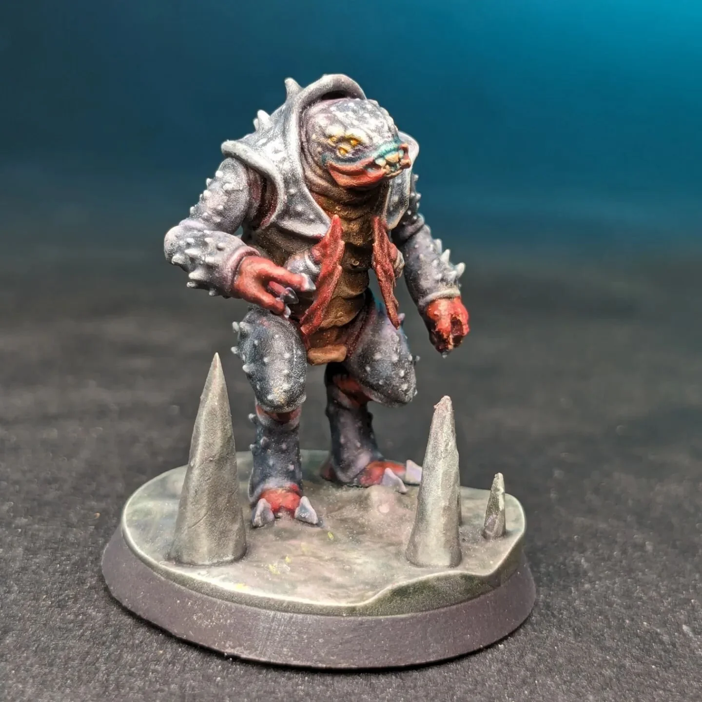 The Darlkings Gorna is something I never want to encounter IRL
Wonderful mini though! Big props to @blackcrestminiatures 
More bugs with this scheme might be  on the way.... 
Yet another golden nugget in the Creator Coalition January 2024 release!