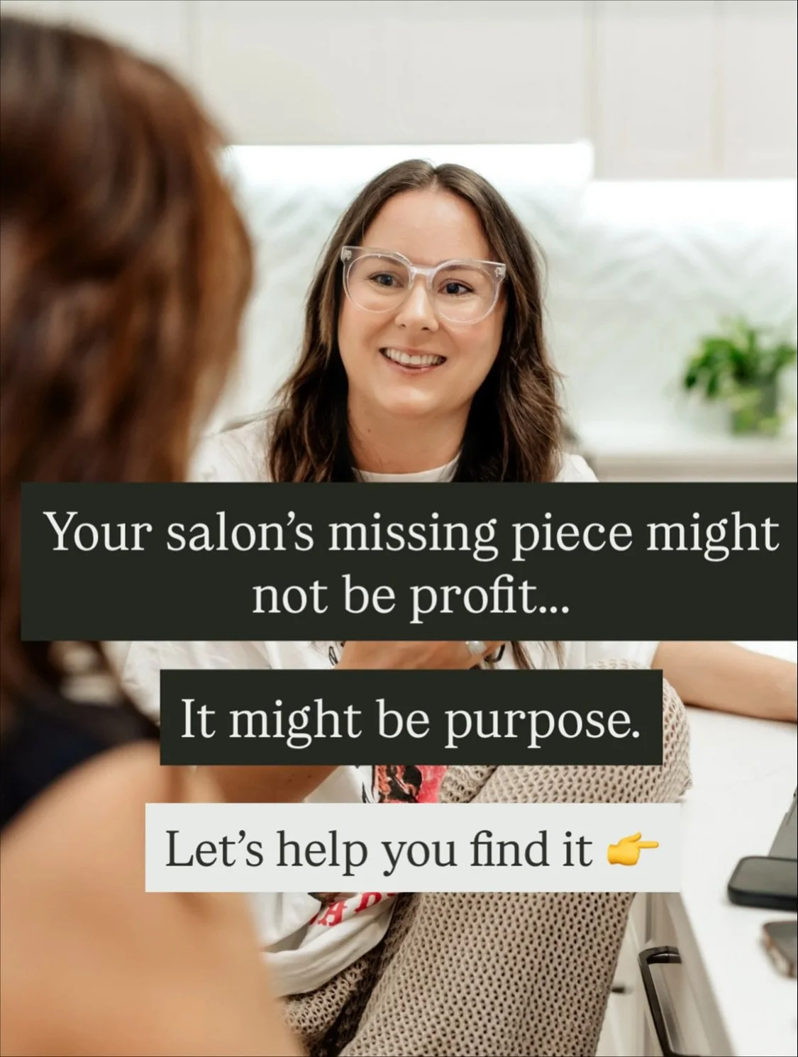 If your salon feels a little off lately&hellip;it might be because you&rsquo;ve lost sight of your purpose.

Purpose isn&rsquo;t fluffy. It&rsquo;s the anchor that keeps your business grounded when things get busy or messy.

This simple team (or solo