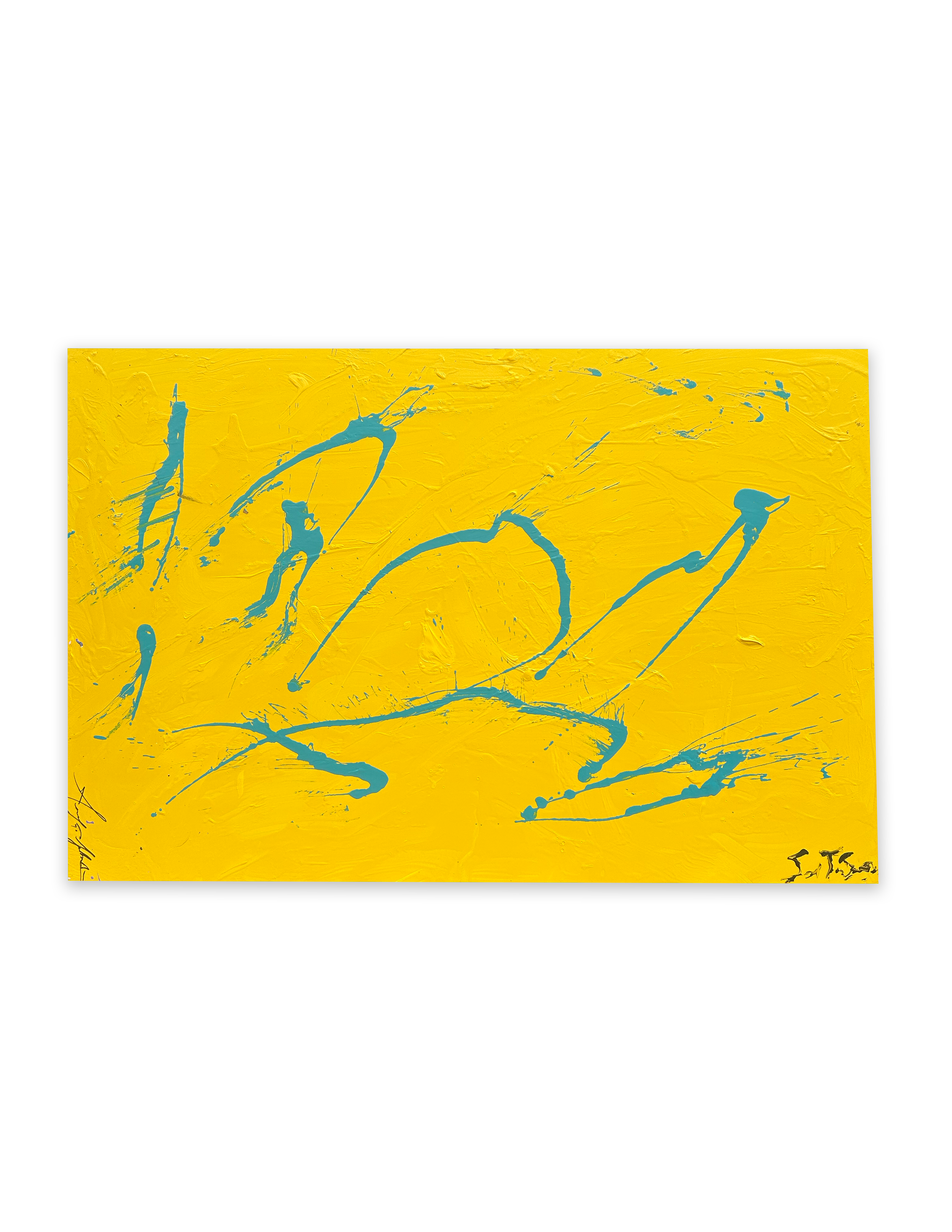 "Gliding" 
Acrylic Canvas Painting 
60" x 40" 
c. 2025