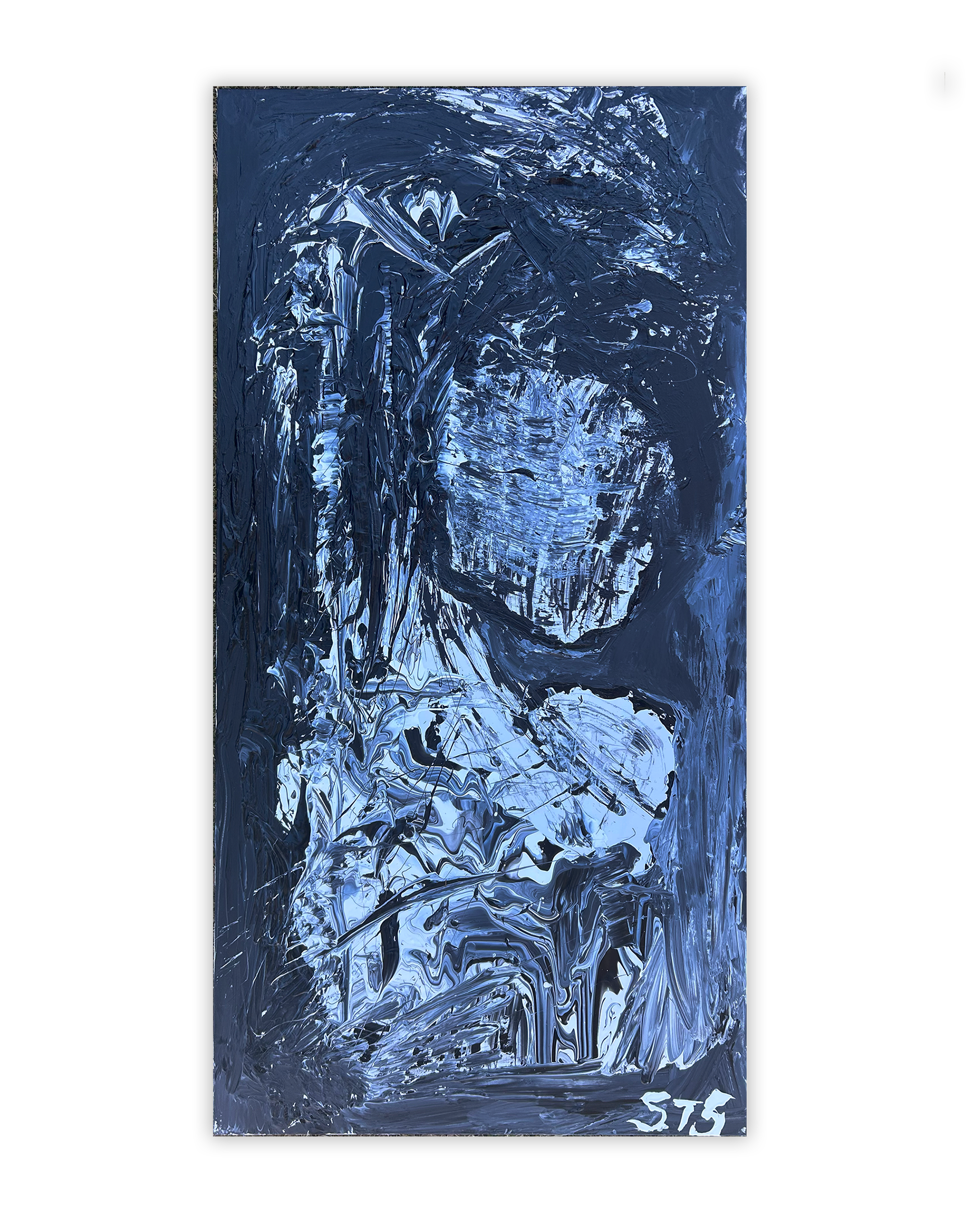  "Kelly
Acrylic Canvas Painting 
40" x 80" 
c. 2026