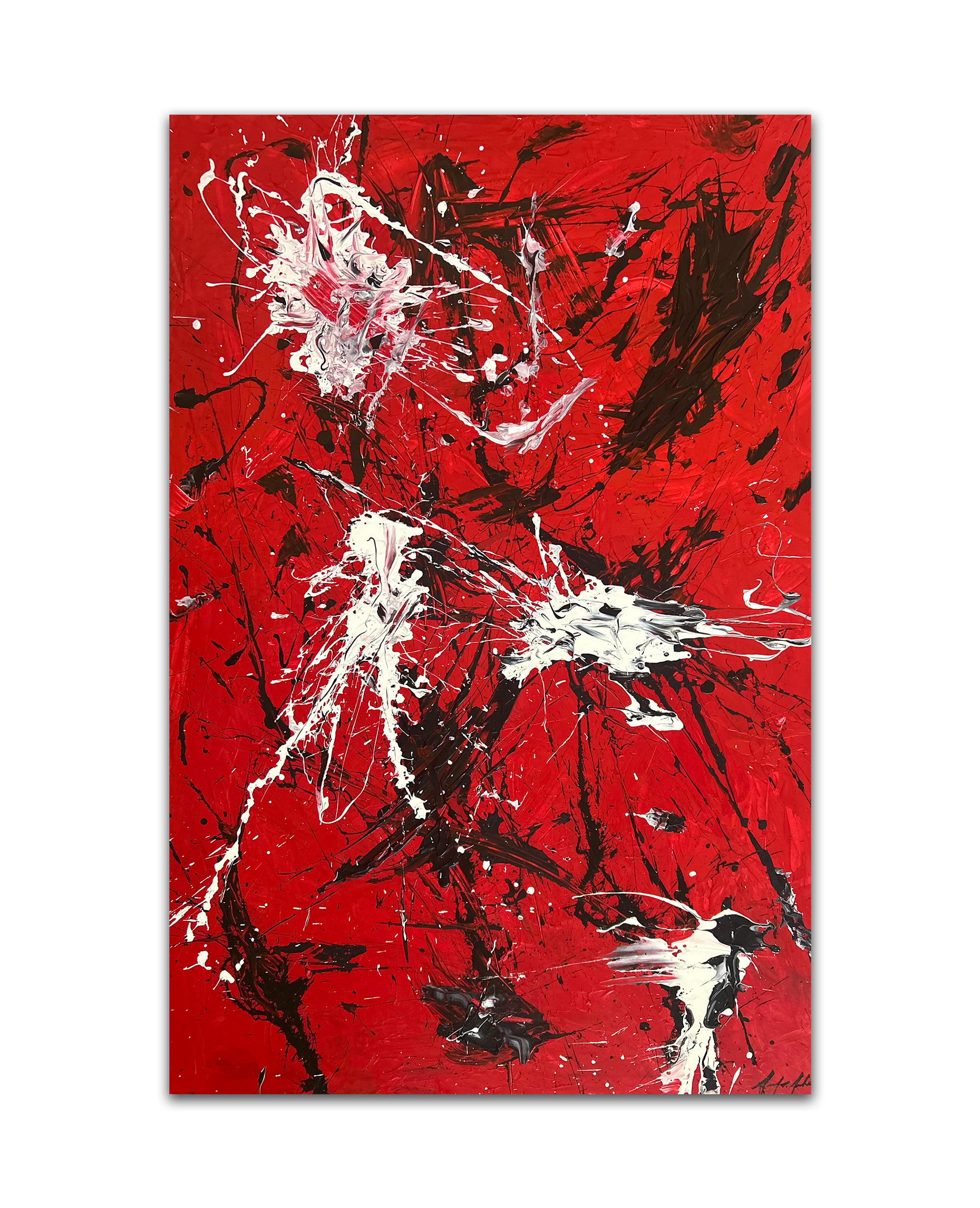 "Fruit's Punch" 
Acrylic Canvas Painting 
40" x " x 60"
c. 2025