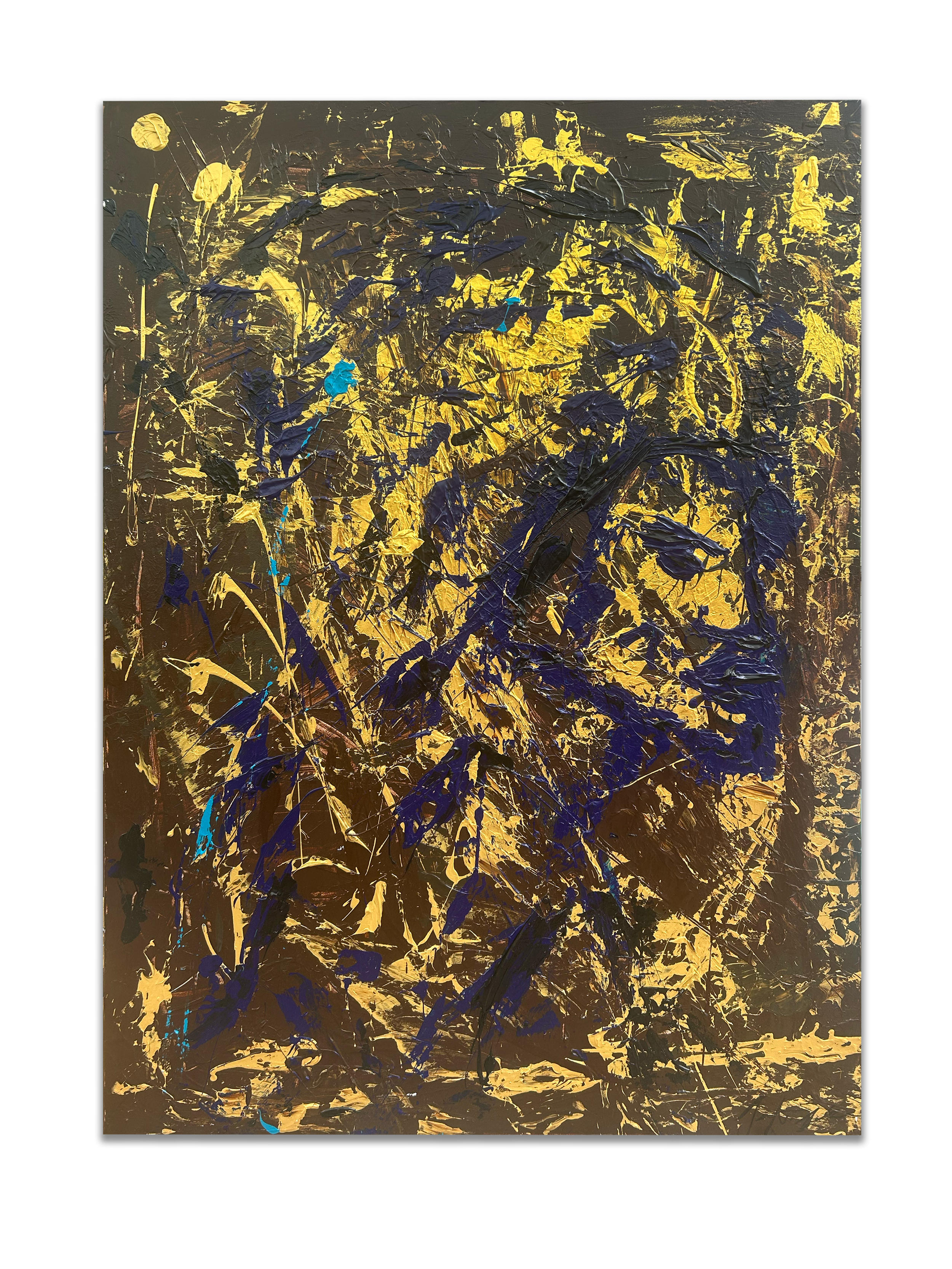 "A Distinct Smile" 
Acrylic Canvas Painting 
40" x 60" 
c. 2026