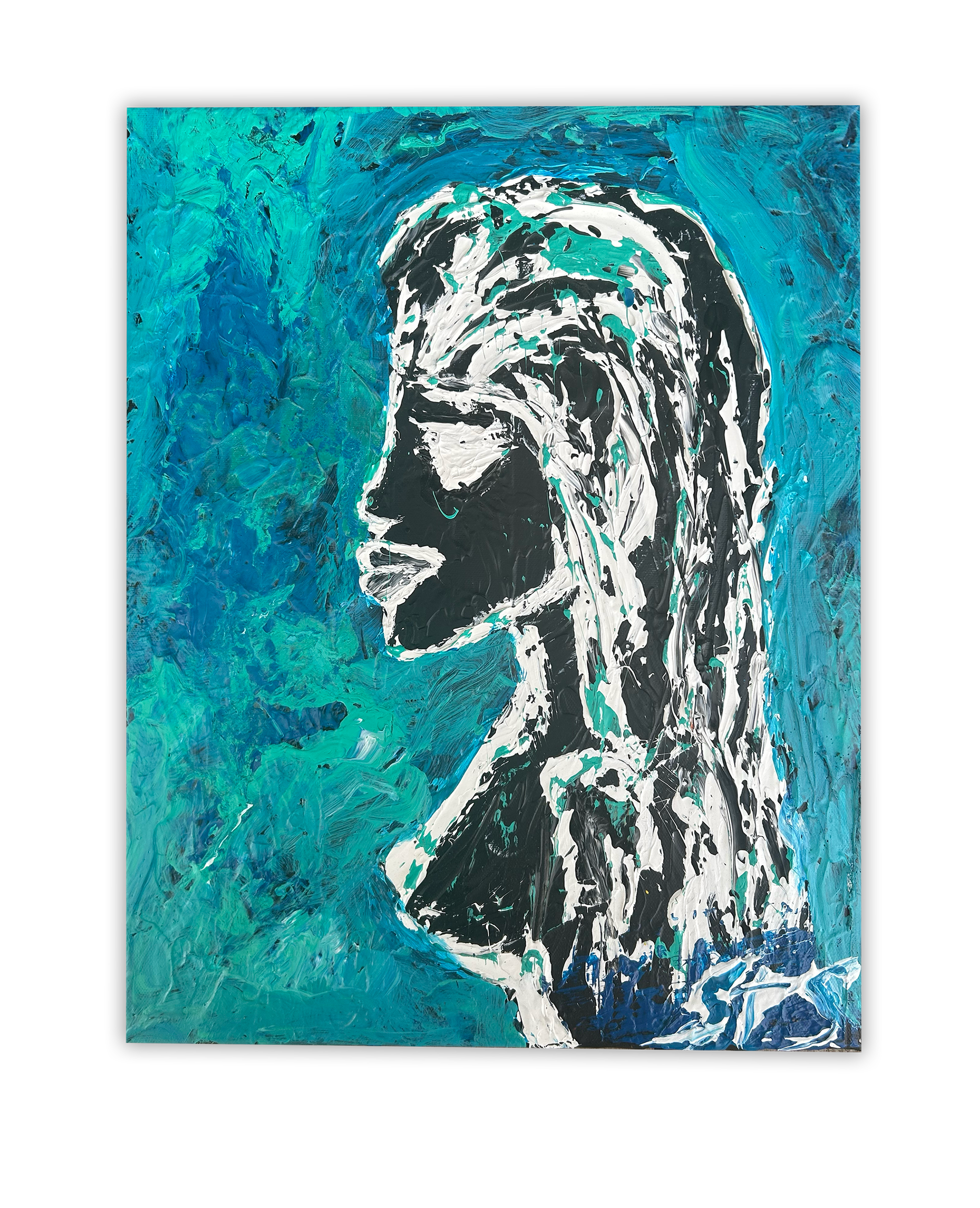 "Mikaela"
Acrylic Canvas Painting 
16" x 20" 
c. 2026