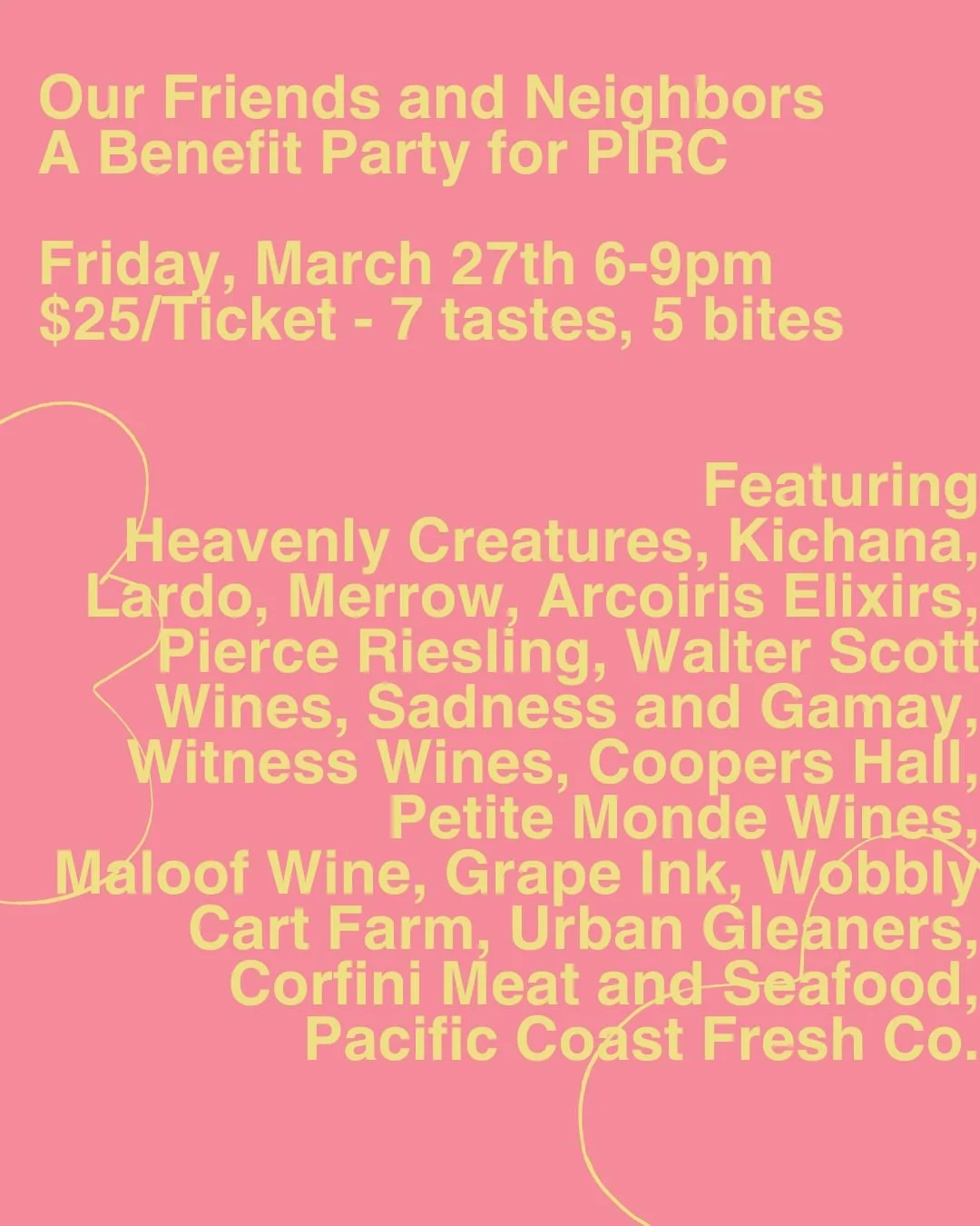 A Benefit Party for PIRC