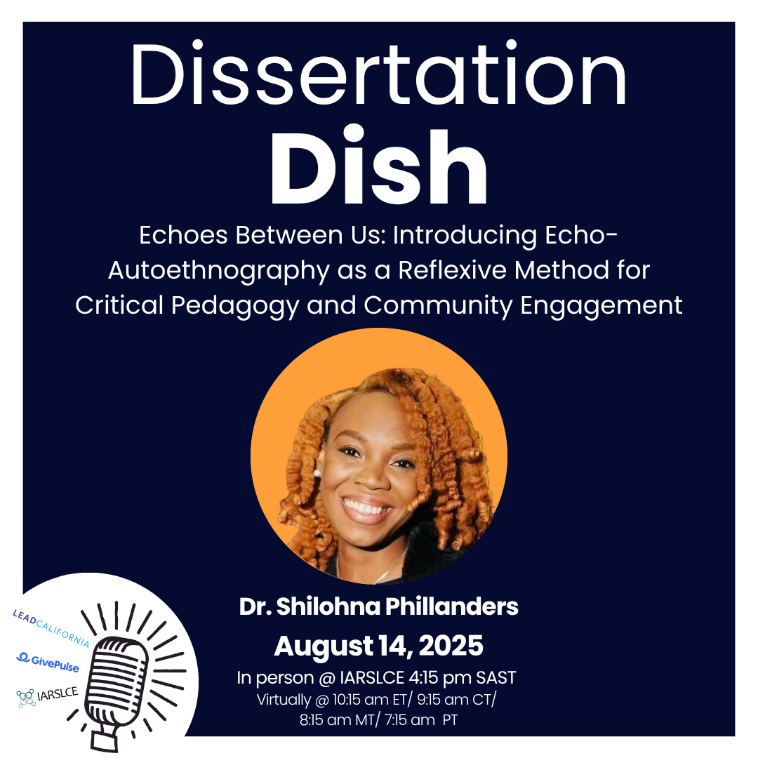 Dissertation Dish: Echoes Between Us: Introducing Echo-Autoethnography as a Reflexive Method for Critical Pedagogy and Community Engagement