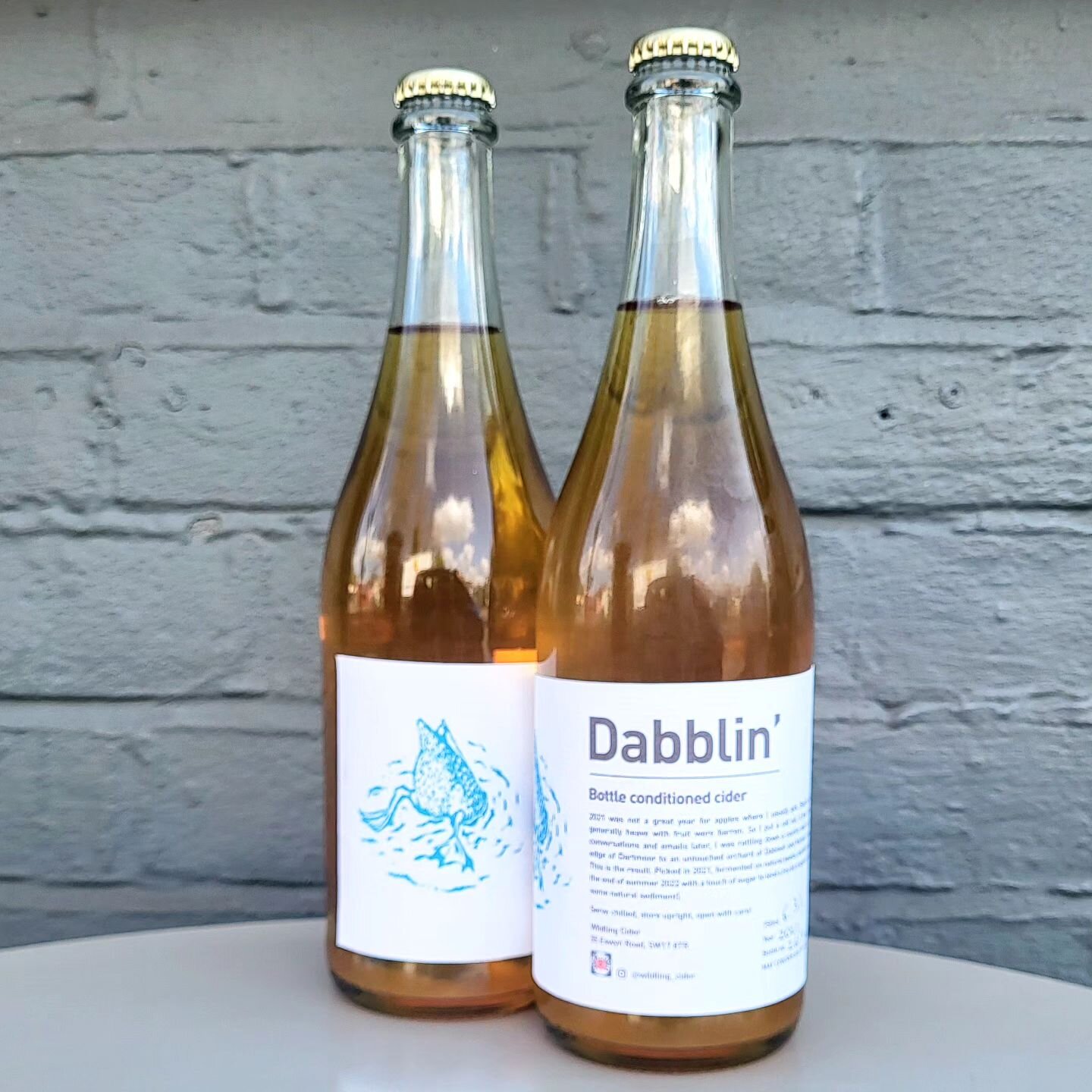 We have the fantastic @wildling_cider  in store.  #britishciderweek 

Dabblin'
6.3%

Picked in 2021 from Dabinett and Michelin trees.  Fermented on natural yeasts and bottled at the end of summer 2022 with a touch of sugar to lend a tiny bit of spark