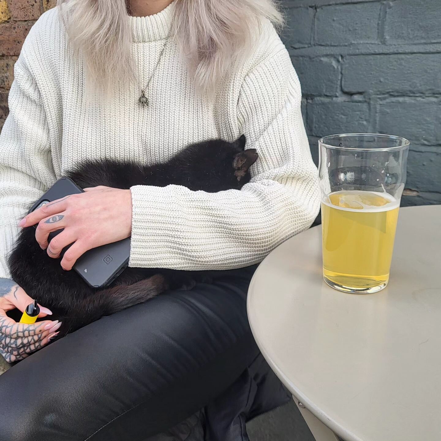 Sit inside or outside.  You may get cuddles from @lordspudsw16 

#cuddles #catsandbeer #lordspud #artandcraft #purveyorsoflovelystuff #bottleshop #craftbeer #beertogo #goodbeer #streatham #theinkspotbrewery