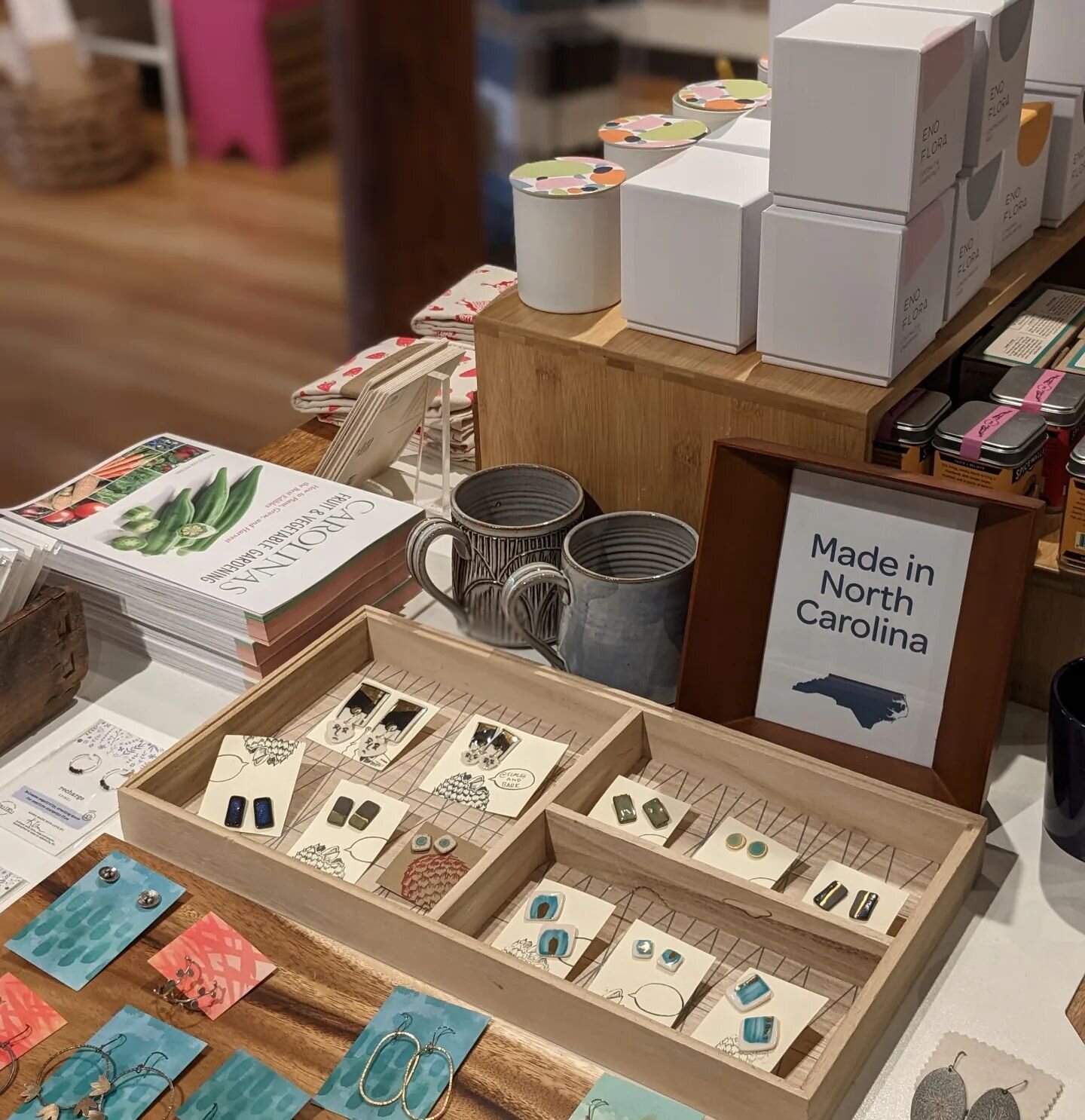 DID YOU KNOW you can buy some of my limited run handmade earrings (and lots of other really excellent things) at @indiodurham ?
.
I've done MOST of my gift shopping in recent years at Indio because they always have a perfectly curated selection of be