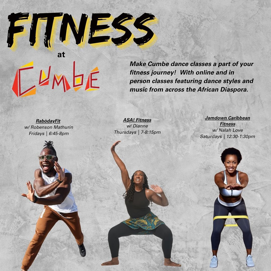 Get fit while having fun! 

Summer is around the corner. It&rsquo;s time to defrost those muscles and get moving! Make Cumbe dance classes a part of your fitness journey.  New students can purchase an intro offer and try all three classes for just $2