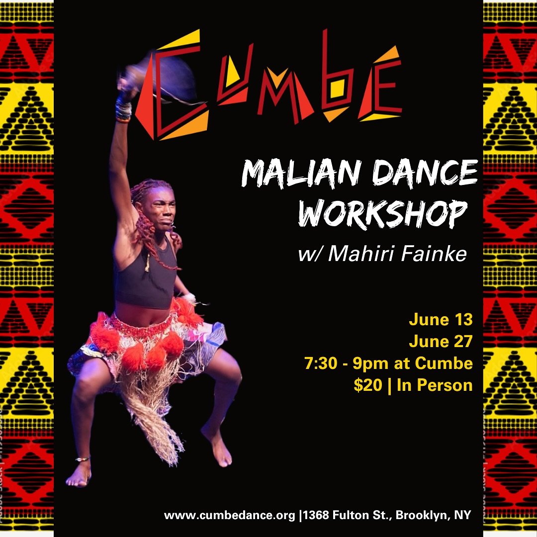 June at Cumbe ! 

Let&rsquo;s get moving. We have some incredible workshops for you this month. Swipe to see just a few of the events and classes happening in the month of June! 

Stay tuned for more information on our Juneteenth community dance day!