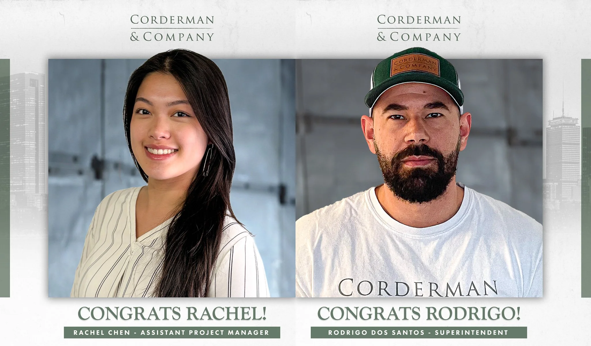 Recently Promoted: Rachel &amp; Rodrigo