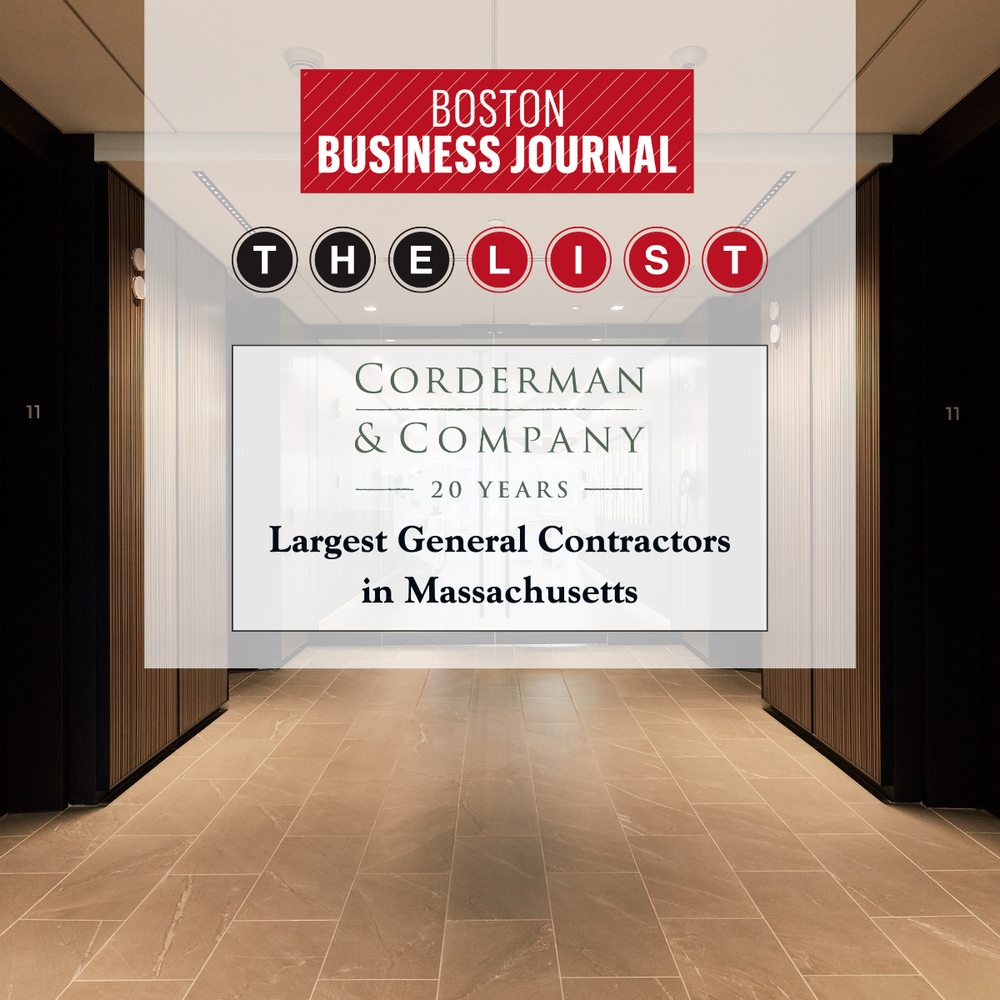 Corderman & Company named one of Largest General Contractors in