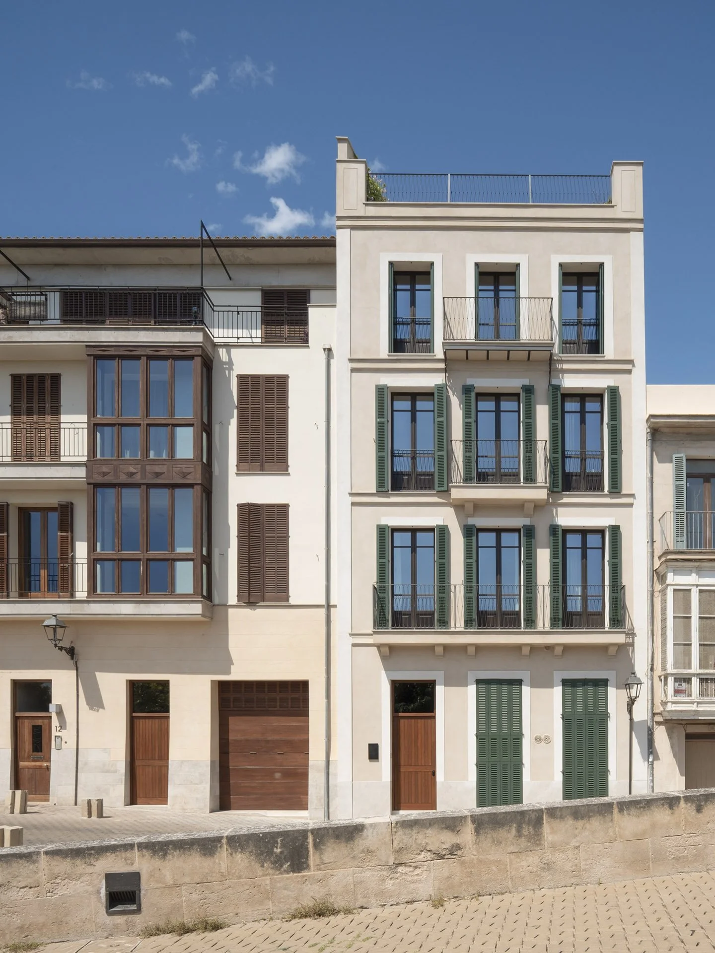 Front façade of Villa Calatrava in Palma Old Town