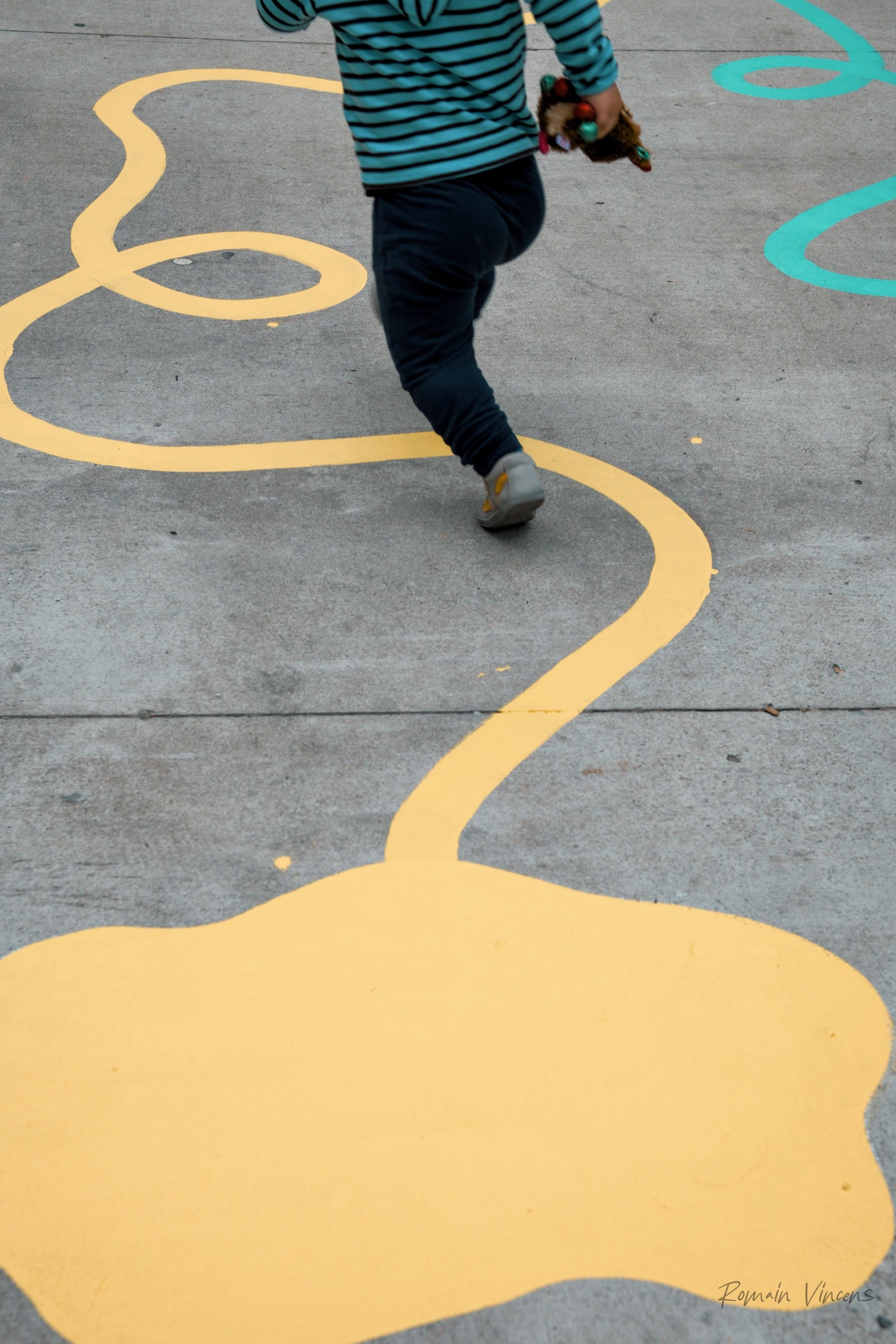 Fresque participative Avenue du Rhin