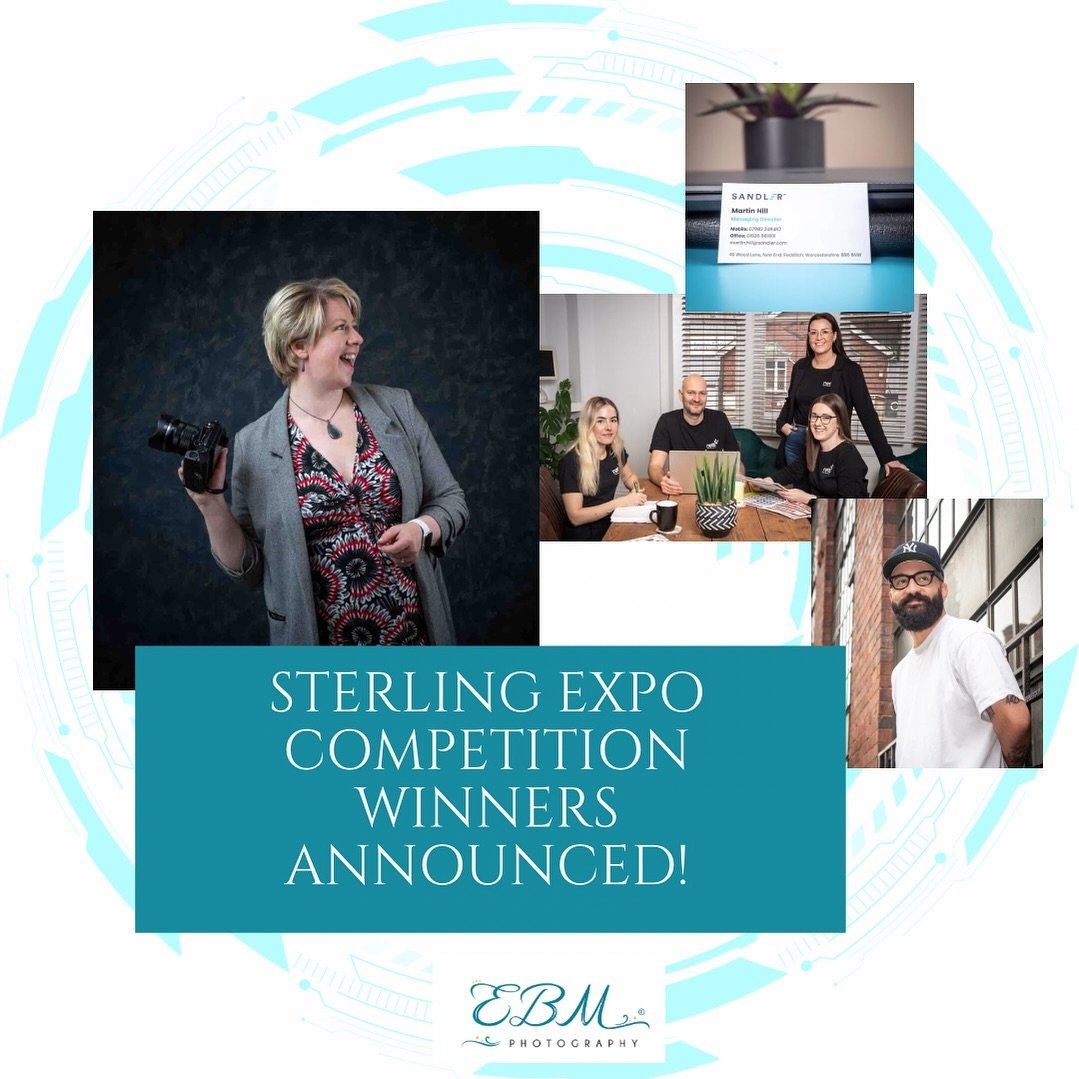 COMPETITION WINNERS ANNOUNCED! Thanks to everyone who entered my prize draw at the @sterling_business Expo on Thursday. 

The winners have been randomly drawn. 

1st Prize - Headshot Shoot
@wedo.hrservices 
2nd Prize - Smartphone Photography for Busi