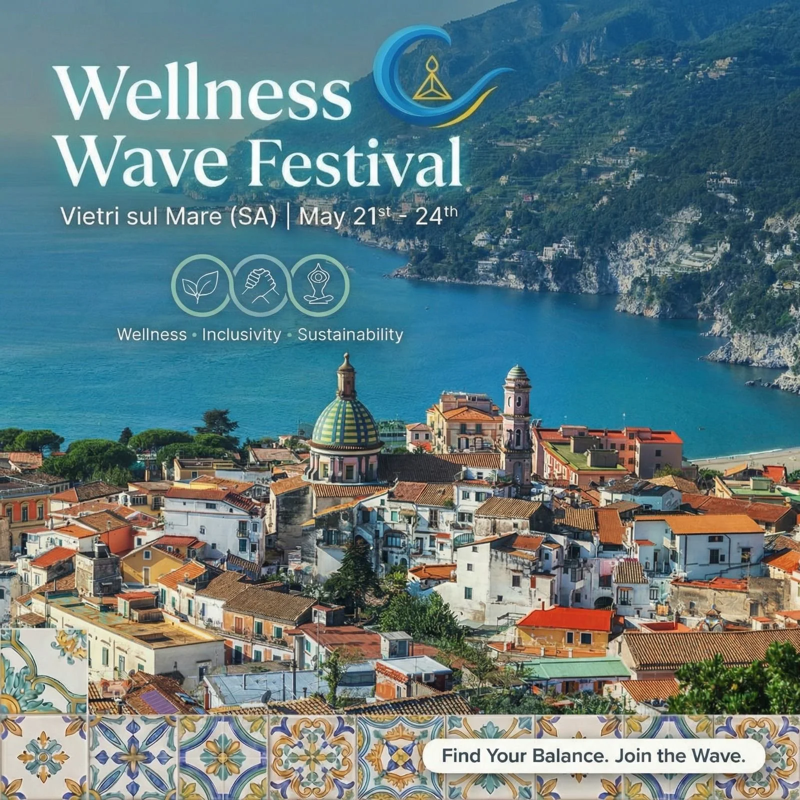 Wellness Wave Festival | May 21 – 24 | Vietri sul Mare and Salerno 