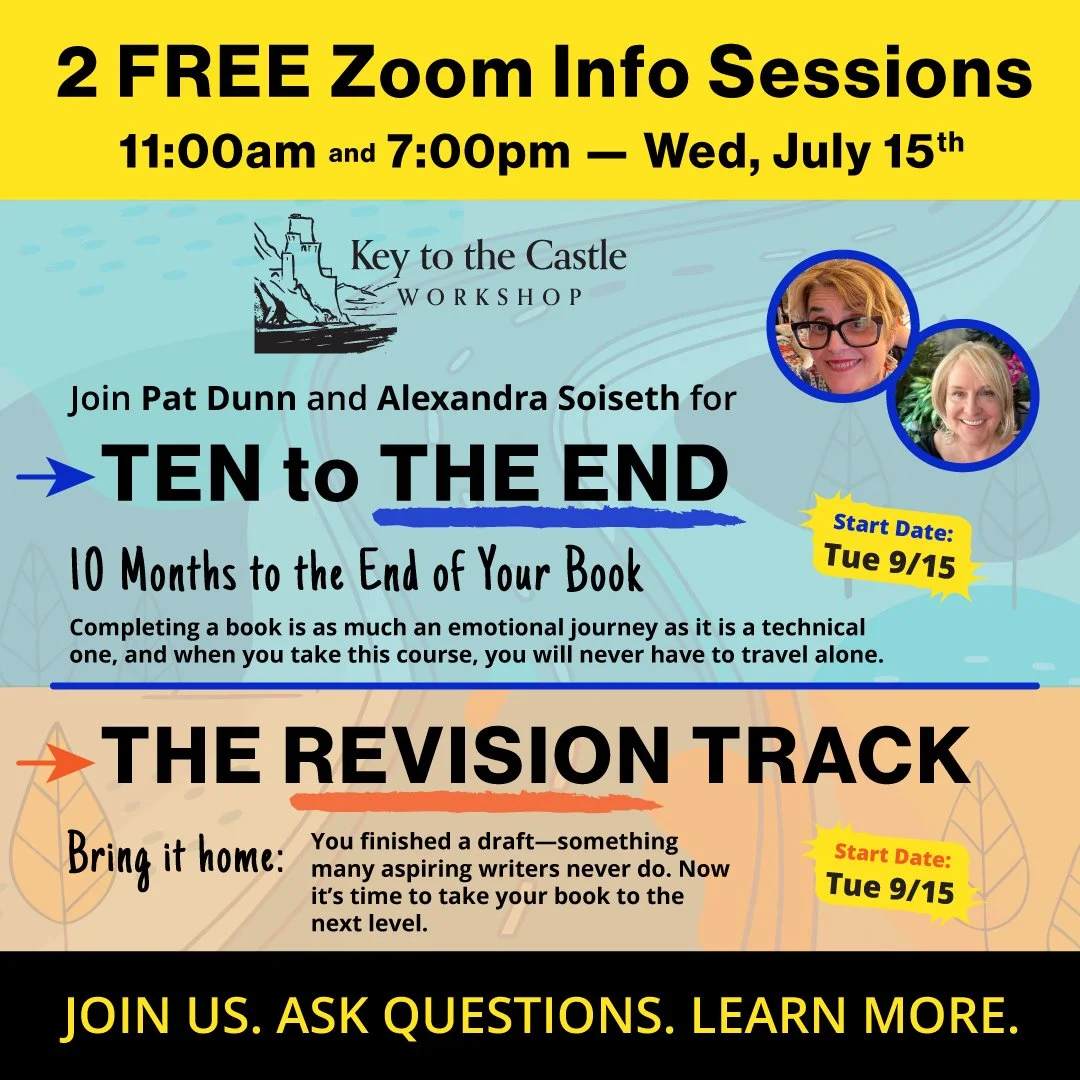 2 FREE Zoom Info Sessions for 10 to the End of Your Book and Revision Track