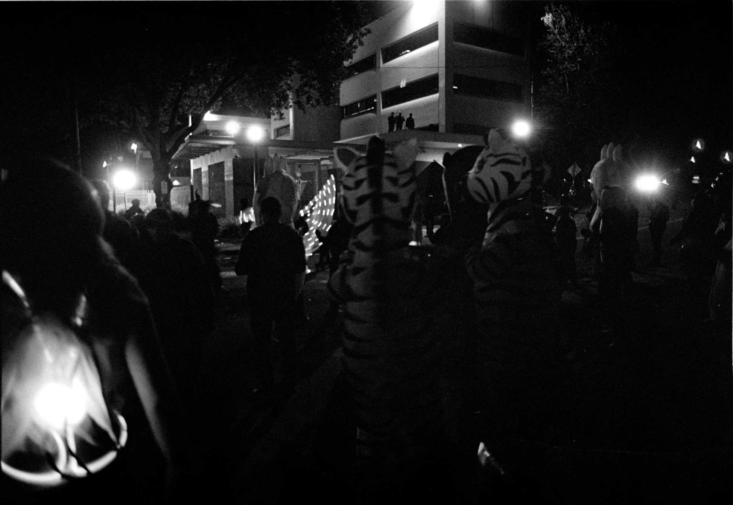 Ice protest at Ice facility Portland-35mm film