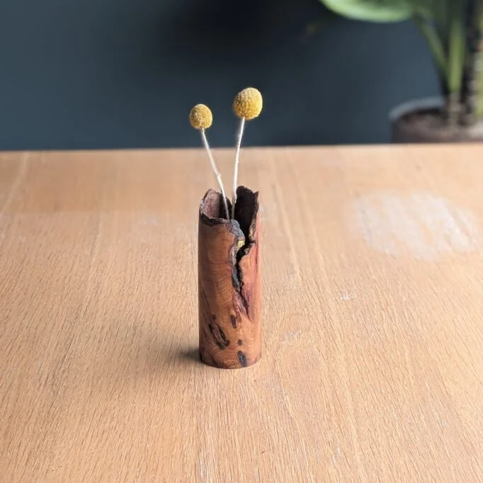 Burr Elm Bud Vase #1