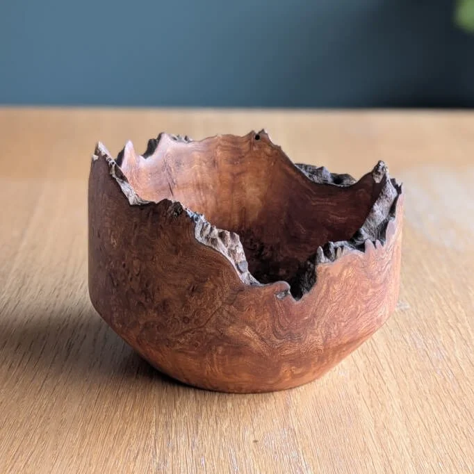 Live Edge Burr Elm Vessel #8