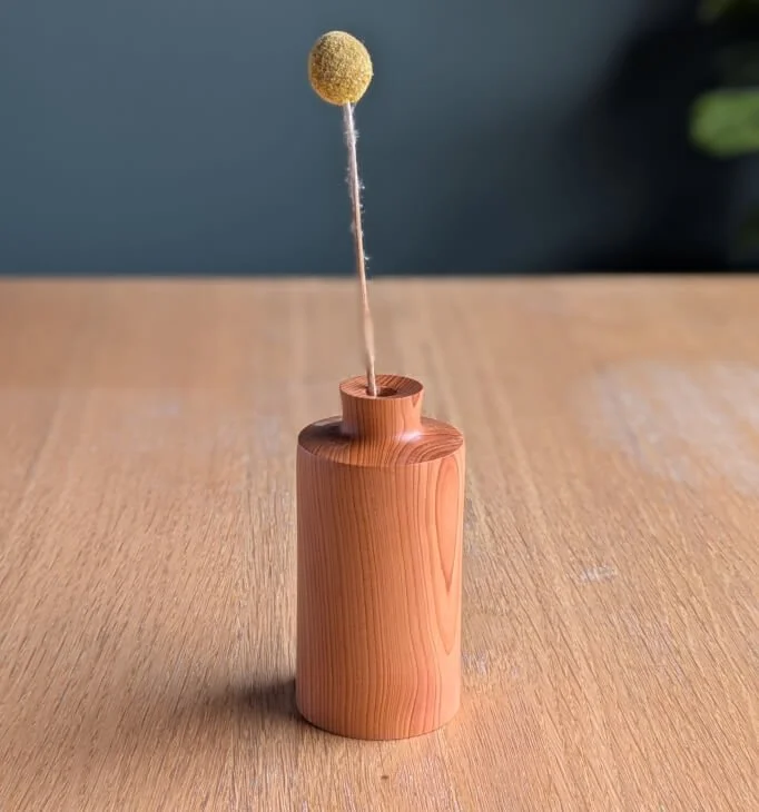 Wooden Bud Vase - Castlelaw Range