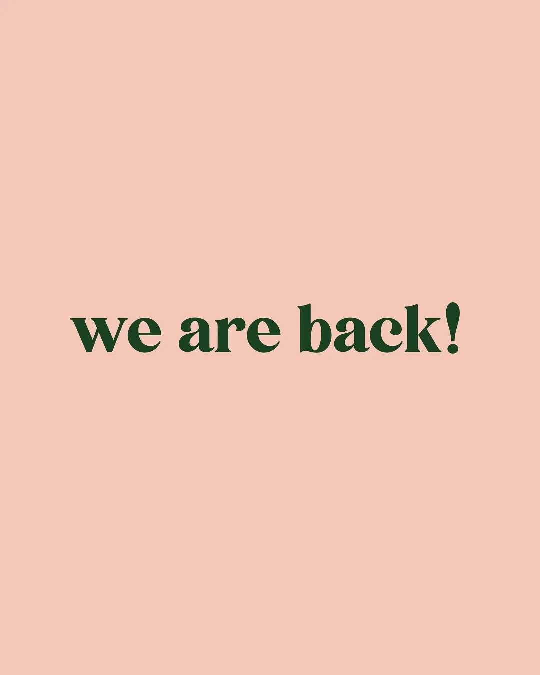 We&rsquo;re back! ✨ 
The caravan door will swing open again for another summer season &mdash; from Tuesday 7th October.

New season, new hours &rarr; we&rsquo;ll now be open 7am&ndash;3pm Tuesday to Friday, and 8am&ndash;2pm on Saturdays (closed Sund