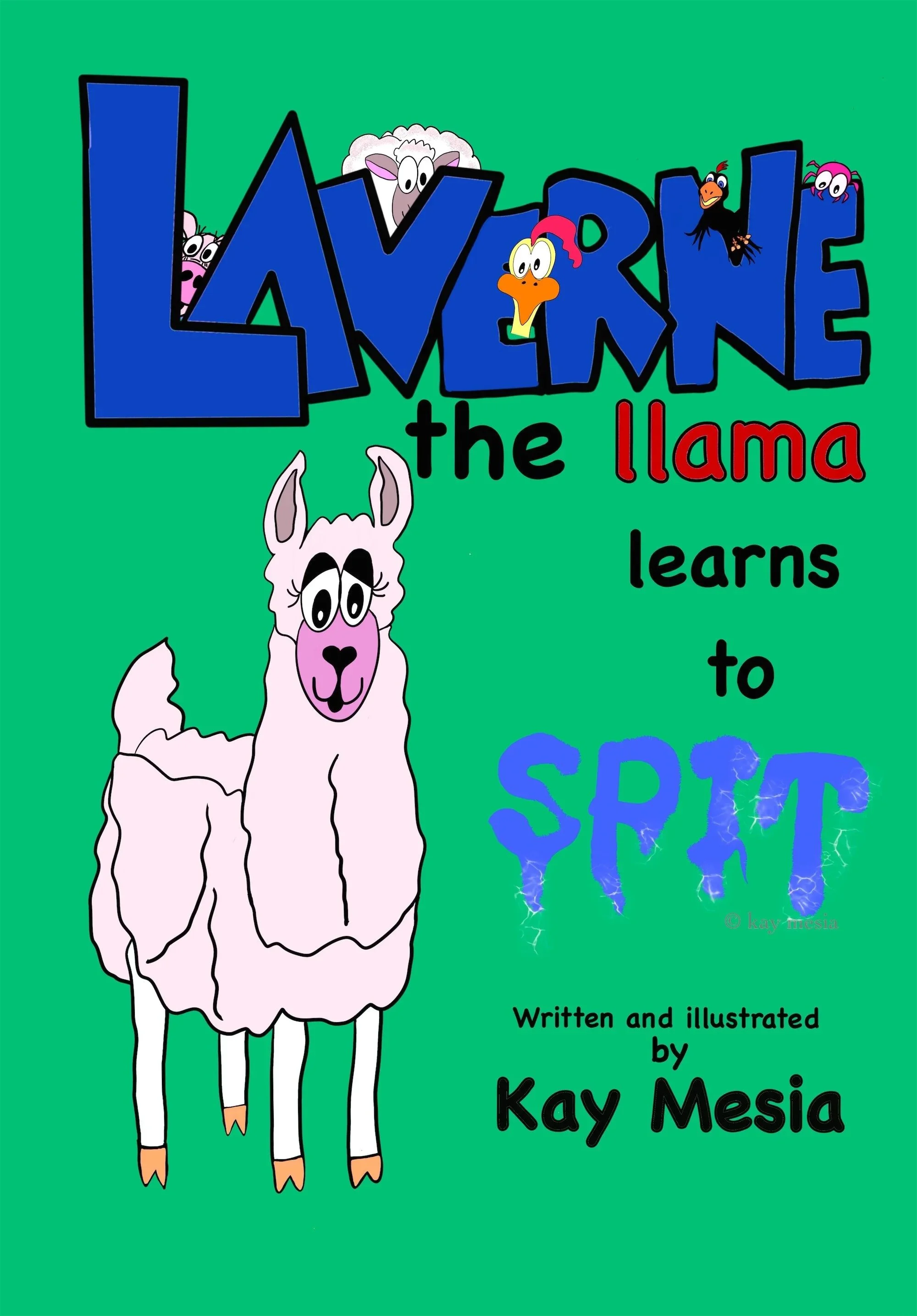 Laverne the Llama Learns to Spit