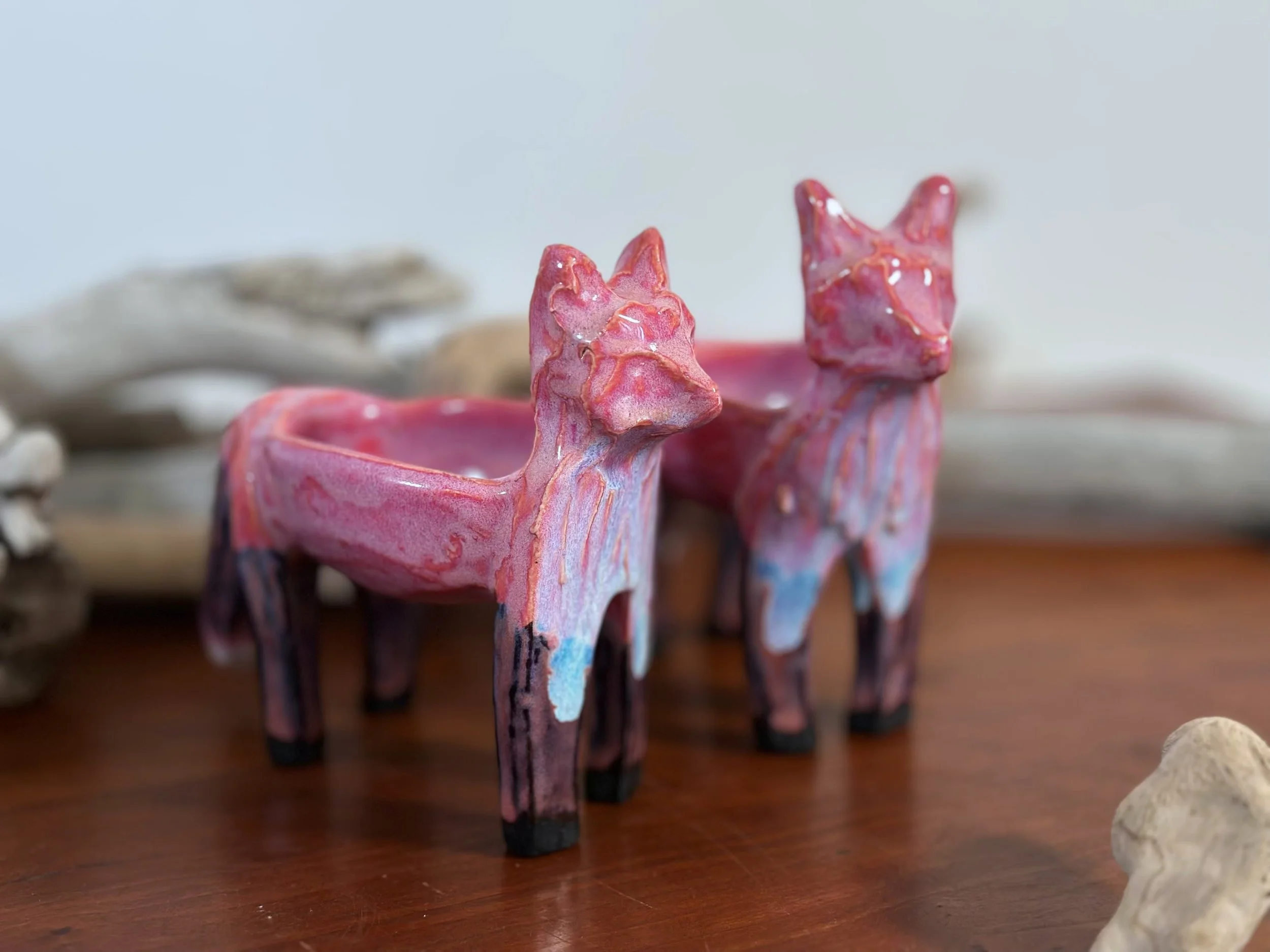 small foxes raspberry pink by yellowstoneware by jesse fales.jpg