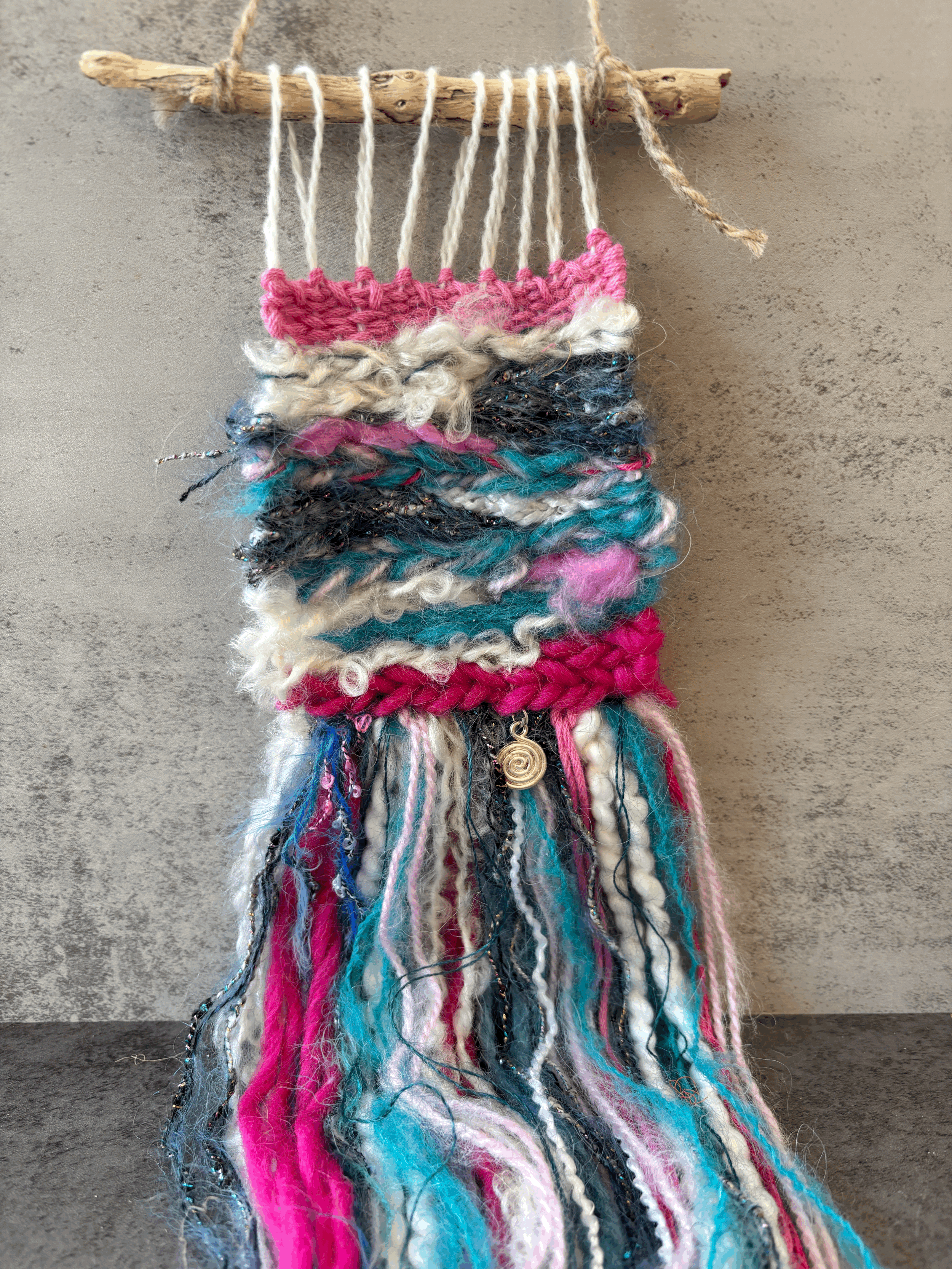 Long Spiral Charm Wall Hanging