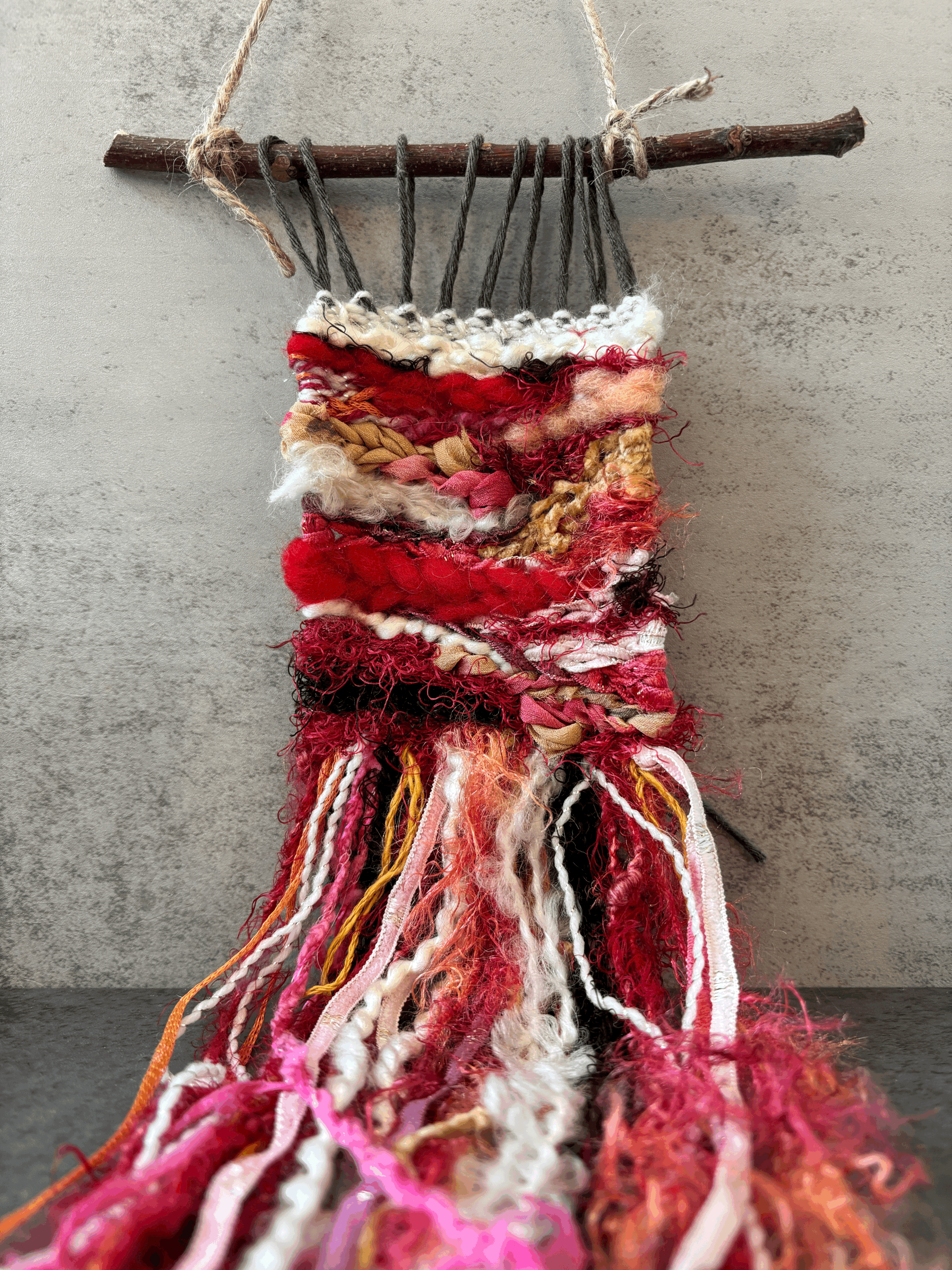 Long, Red Brigid's Hair Wall Hanging