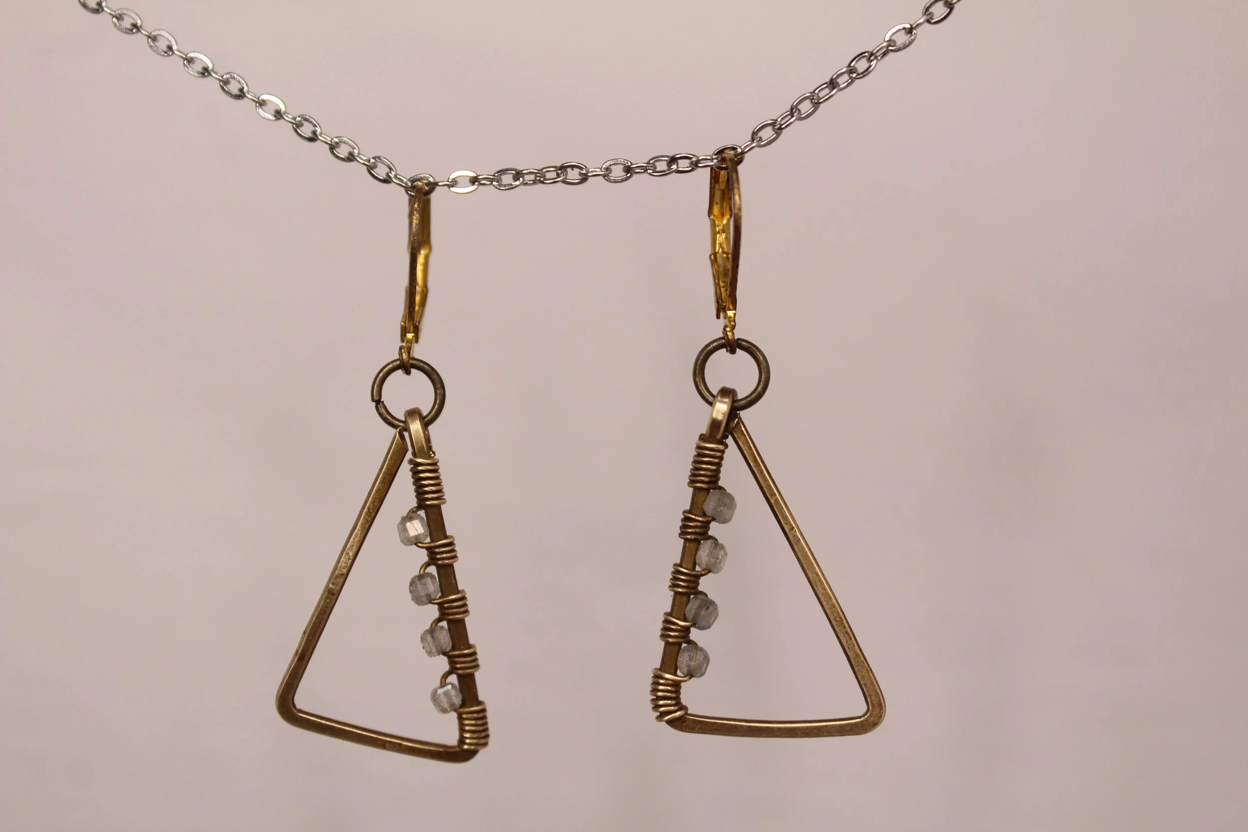 Labradorite Earrings