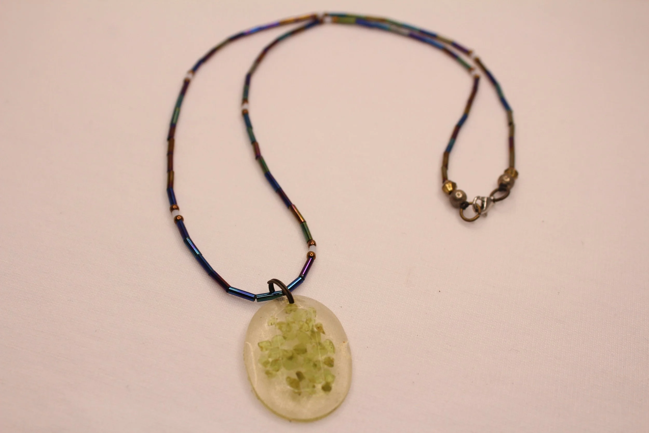 Organite Peridot Necklace