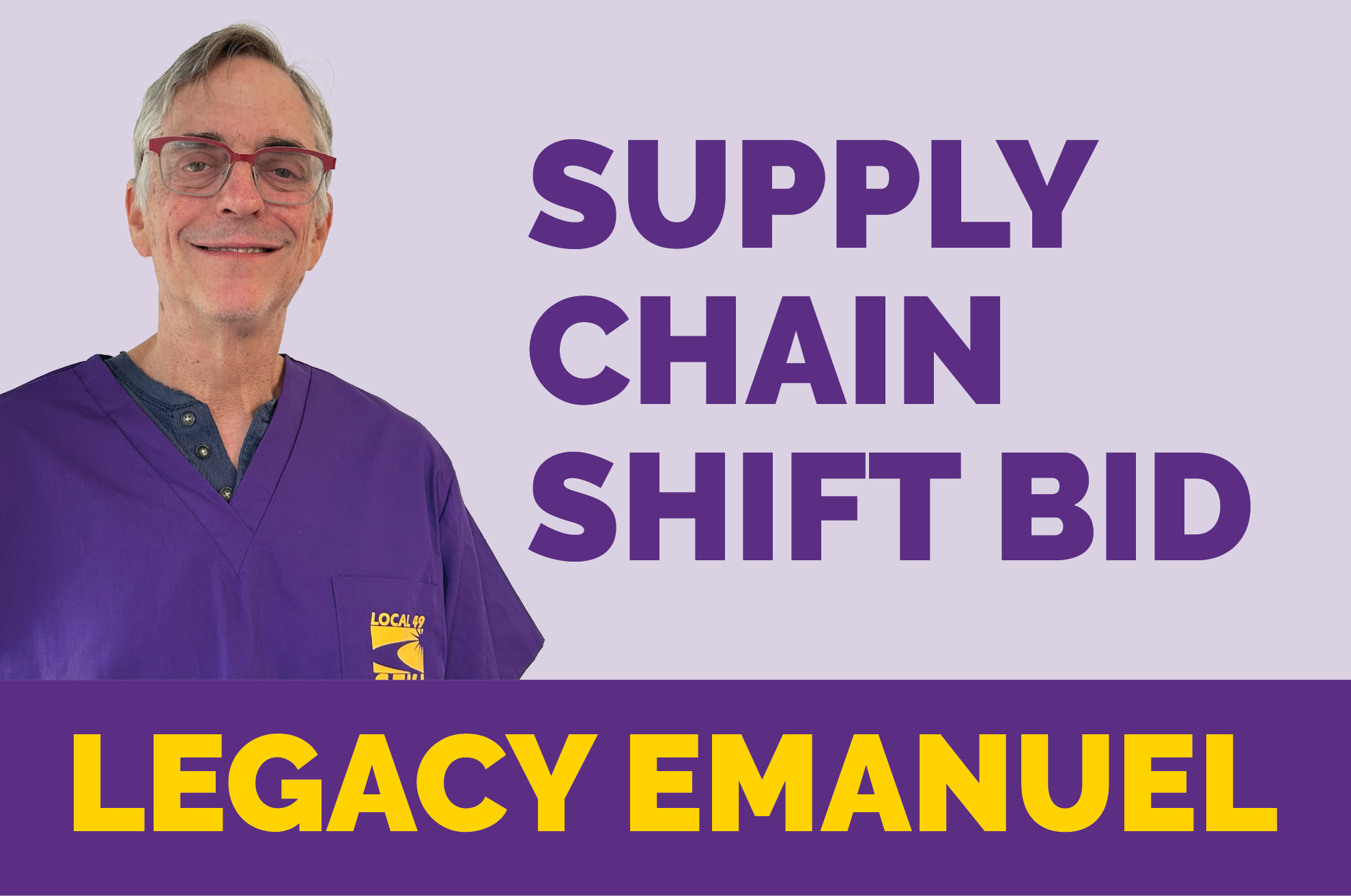 Legacy Emanuel: Supply Chain Shift Bid