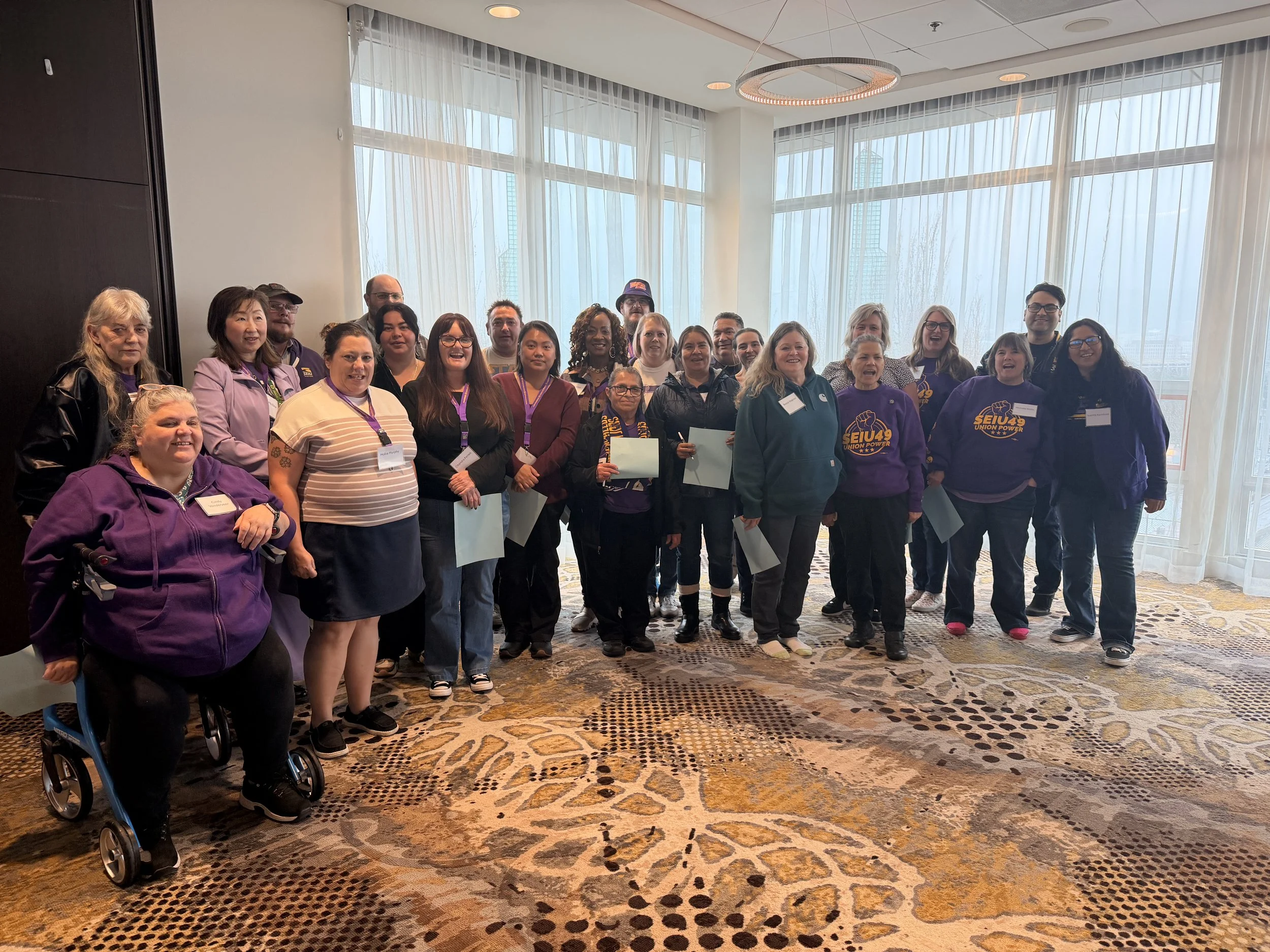 Welcome to our 2026–2029 SEIU 49 Executive Board!