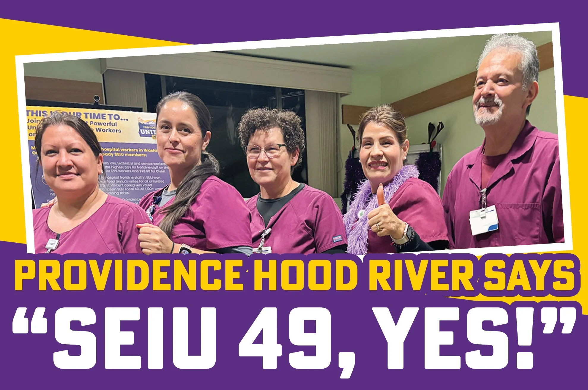 Providence Hood River Joins Our Union, SEIU 49!