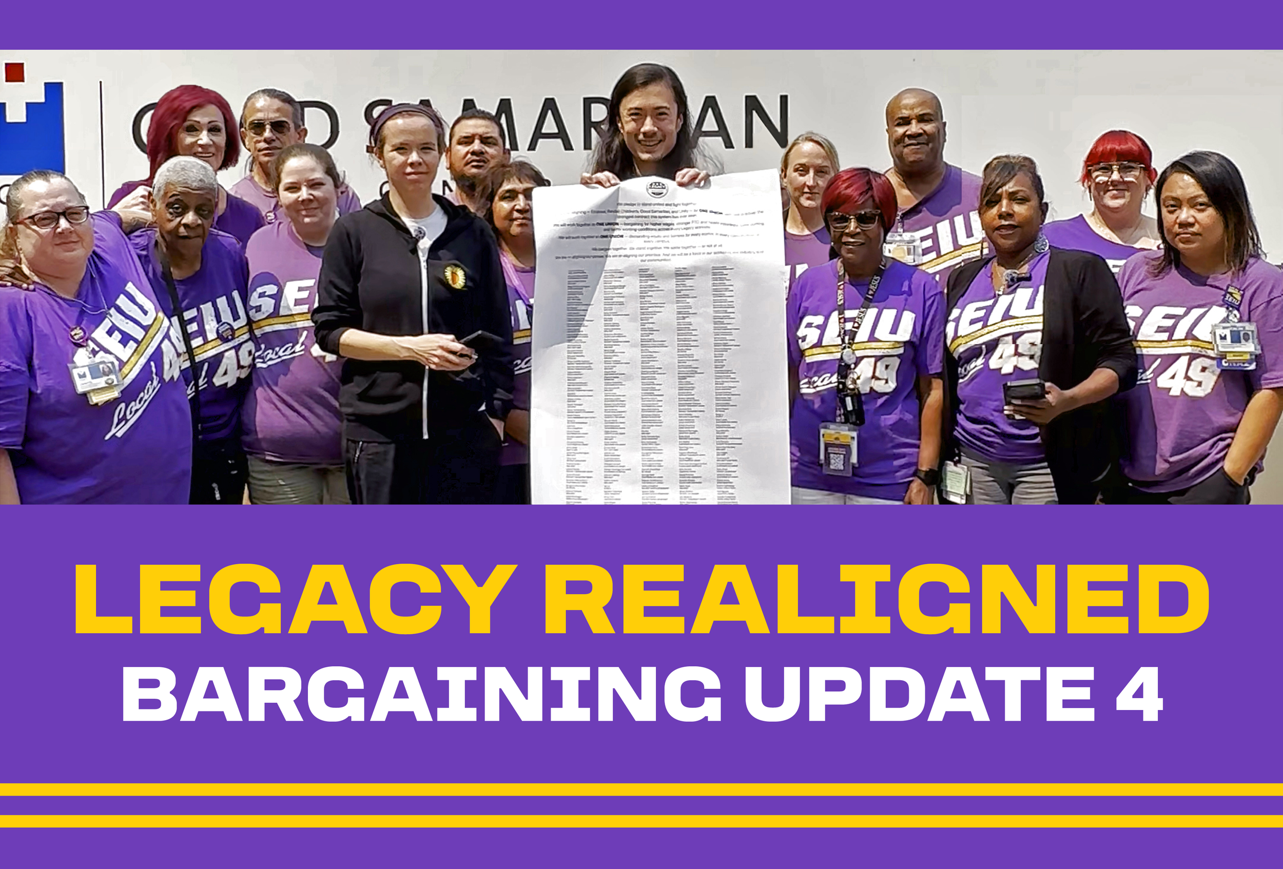 Legacy Realigned: Bargaining Update 4