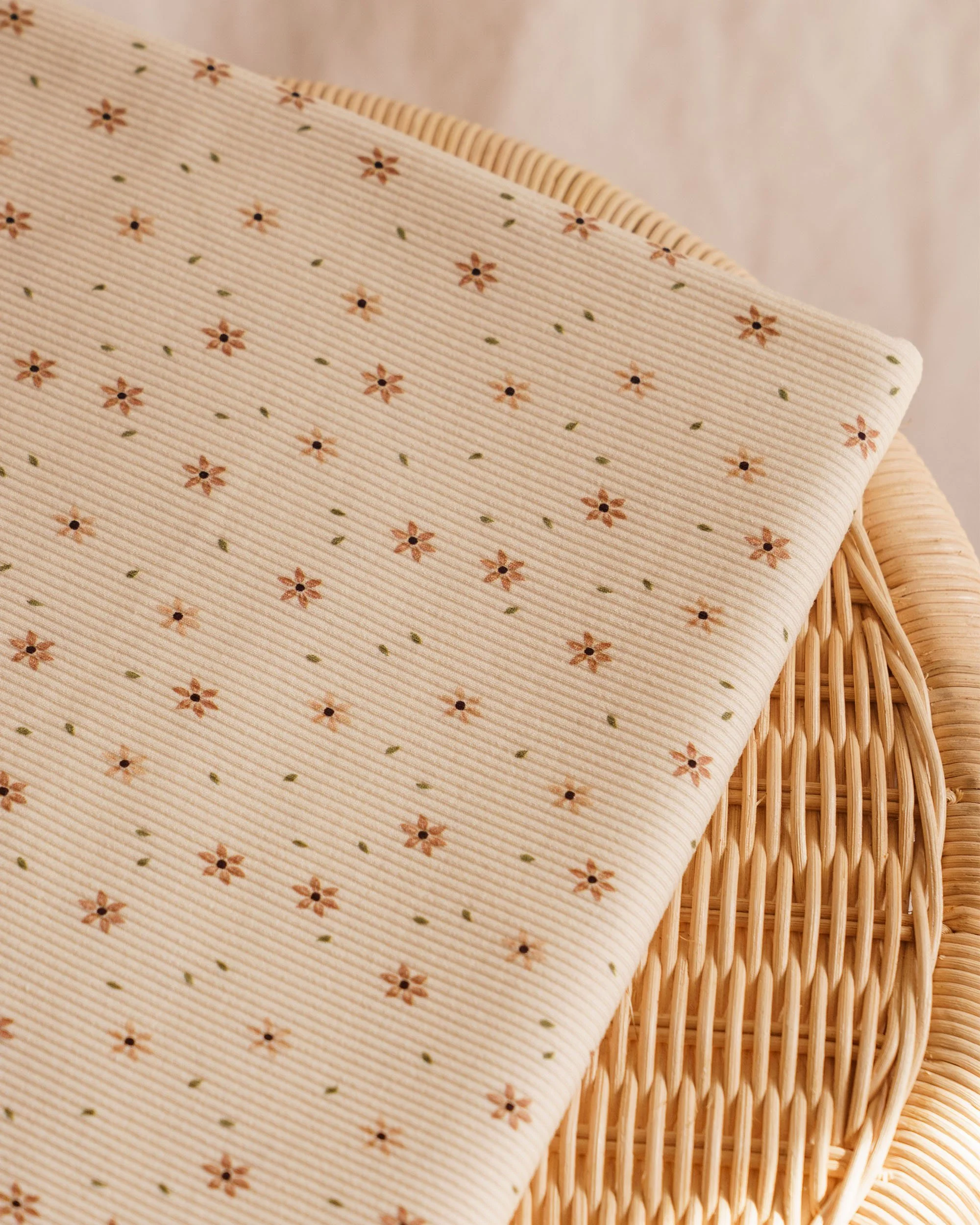 Rib jersey / Cream / Starflower