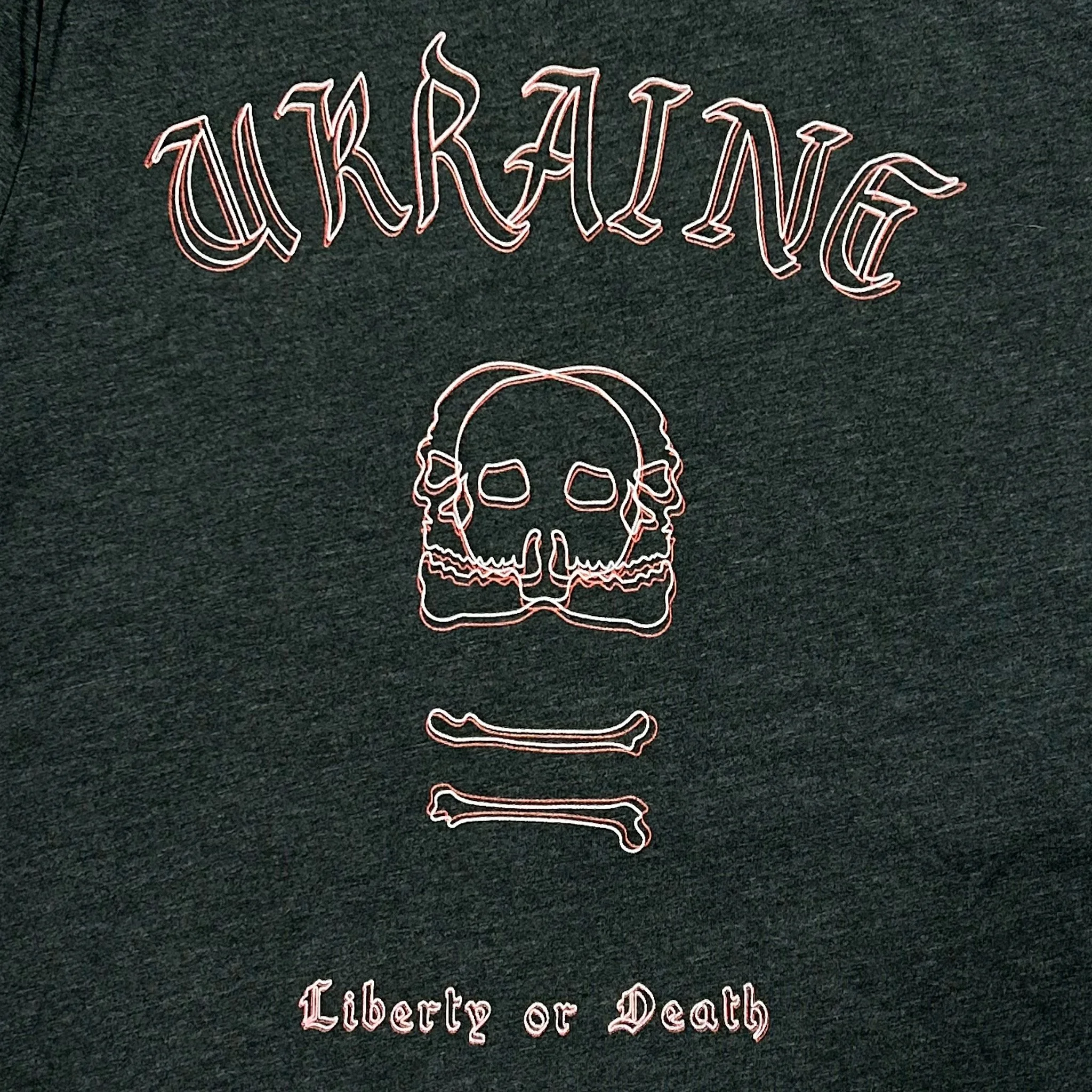UKRAINE LIBERTY OR DEATH Tee by DUH VOLI, duhvoli, Ukrainian Clothing Company, Unique Ukraine, Slava Ukraini