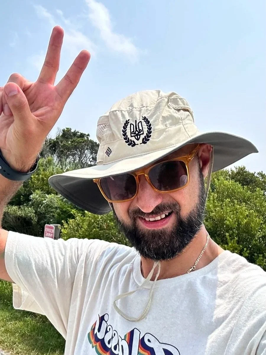 1019 Tryzub Columbia Booney Hat by DUH VOLI - A Ukrainian Clothing Company