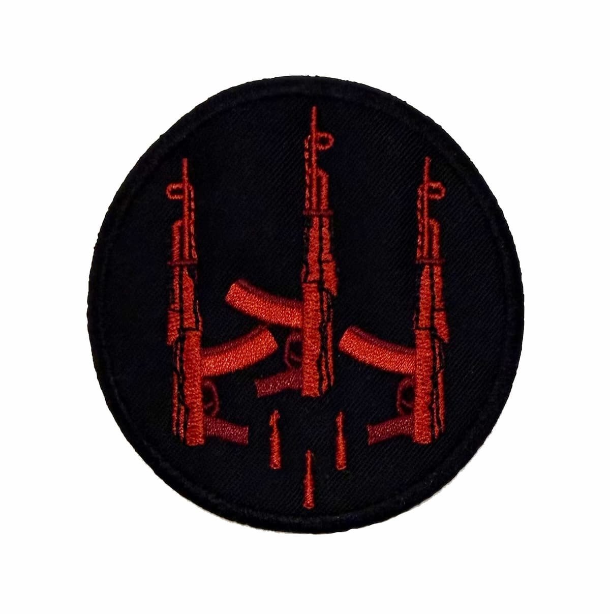 AK74 Red Tryzub Patch by DUH VOLI duhvoli Ukrainian Clothing Company